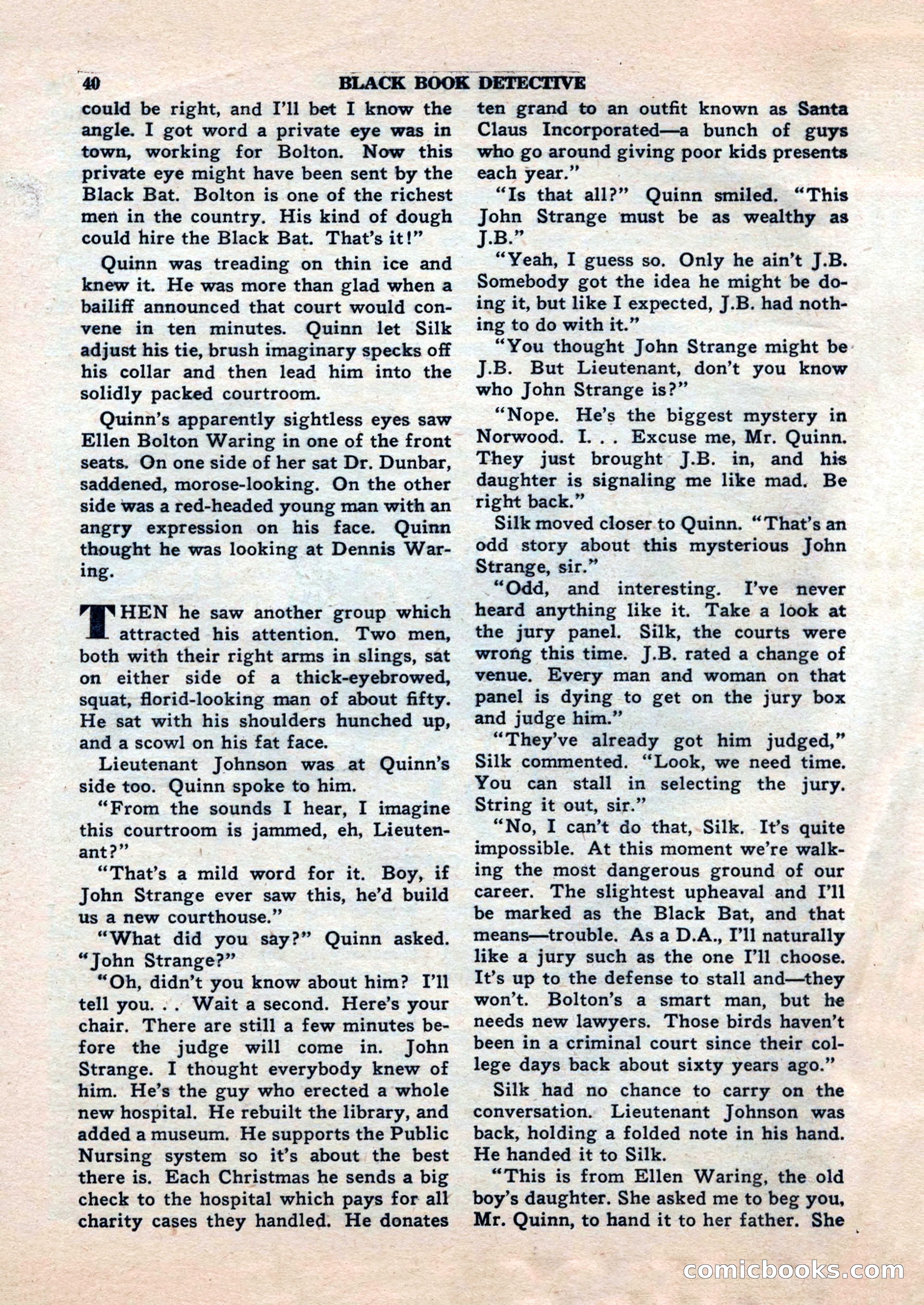 Black Book Detective, November 1948 — page 40 of 148