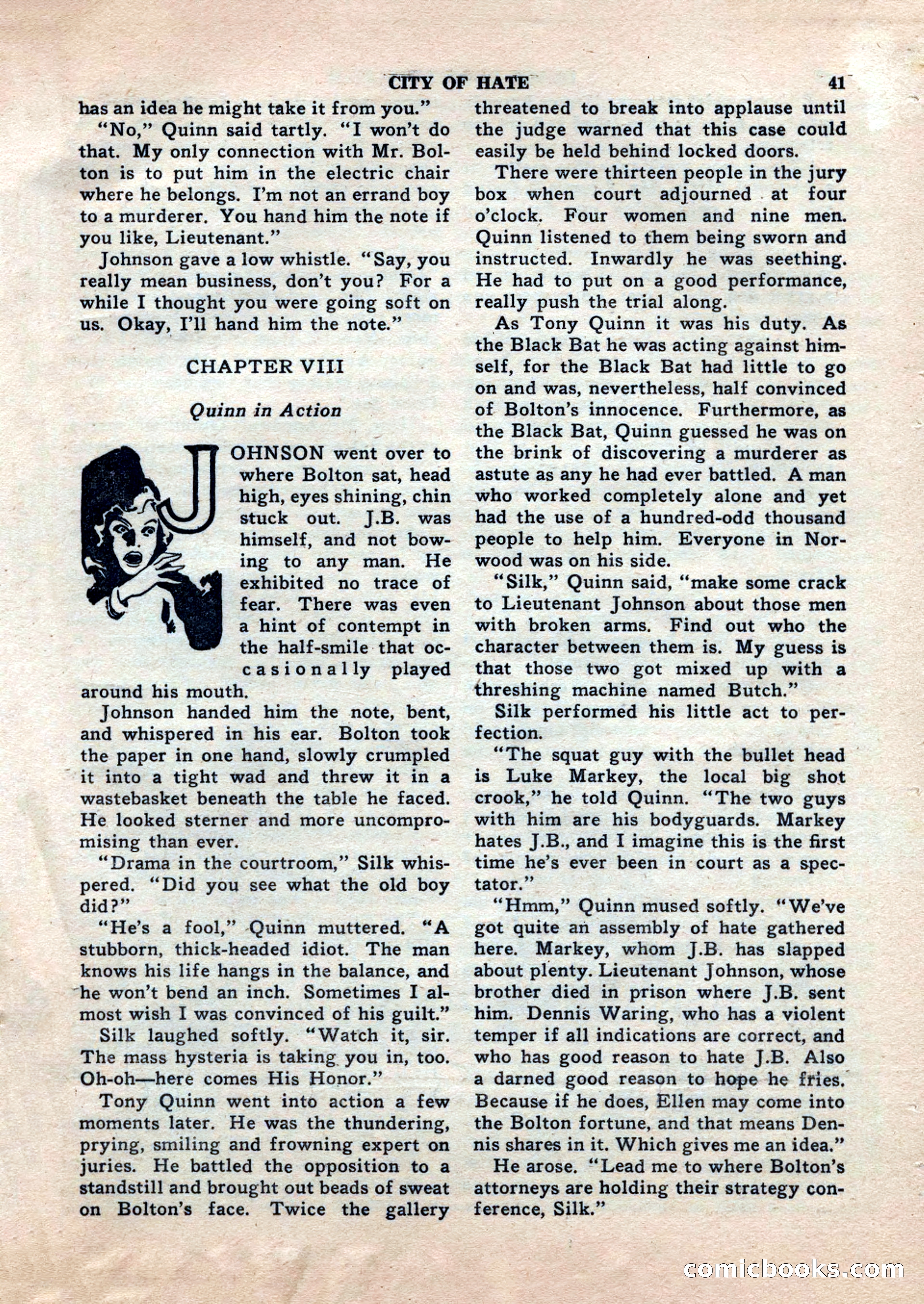 Black Book Detective, November 1948 — page 41 of 148