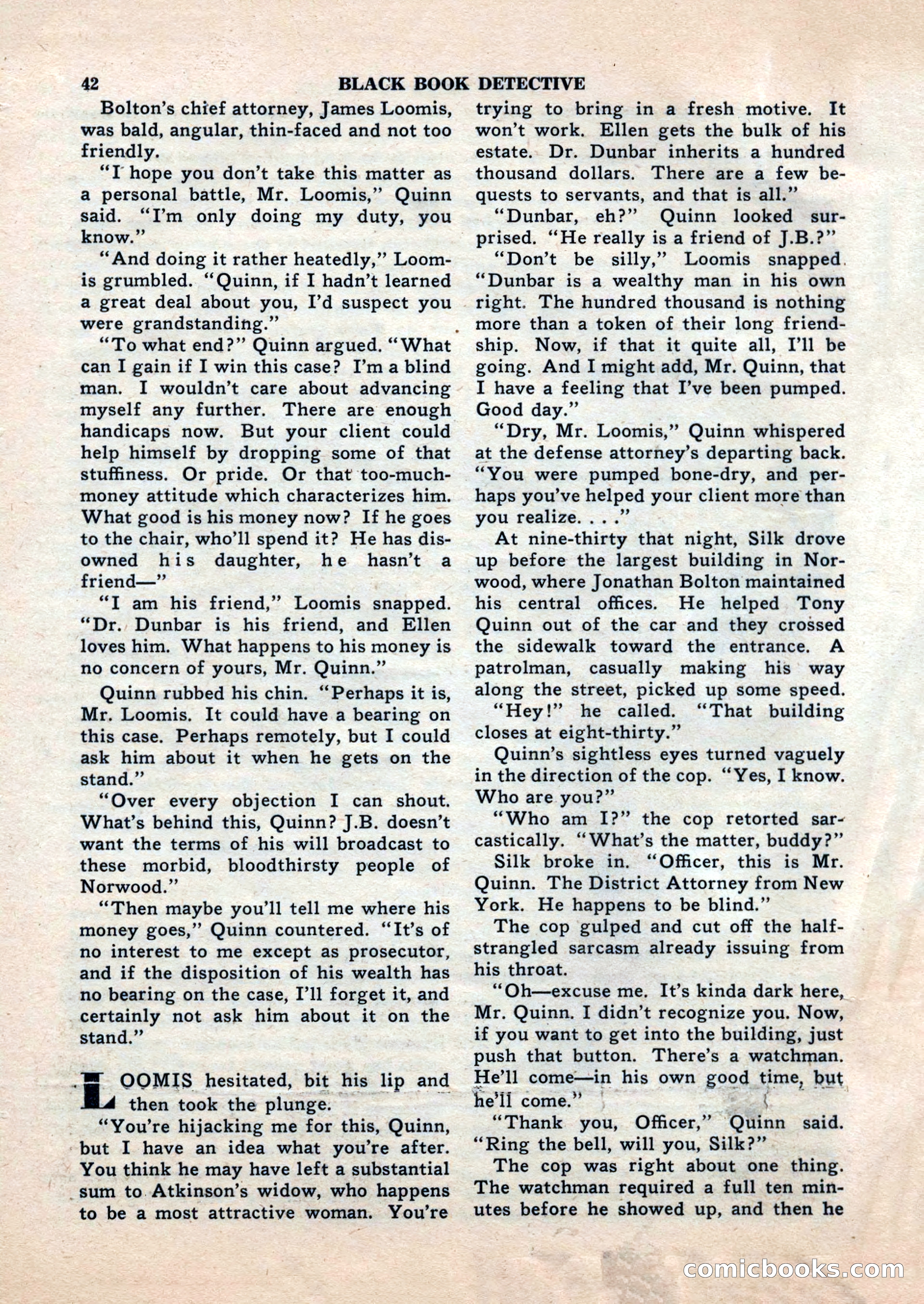 Black Book Detective, November 1948 — page 42 of 148