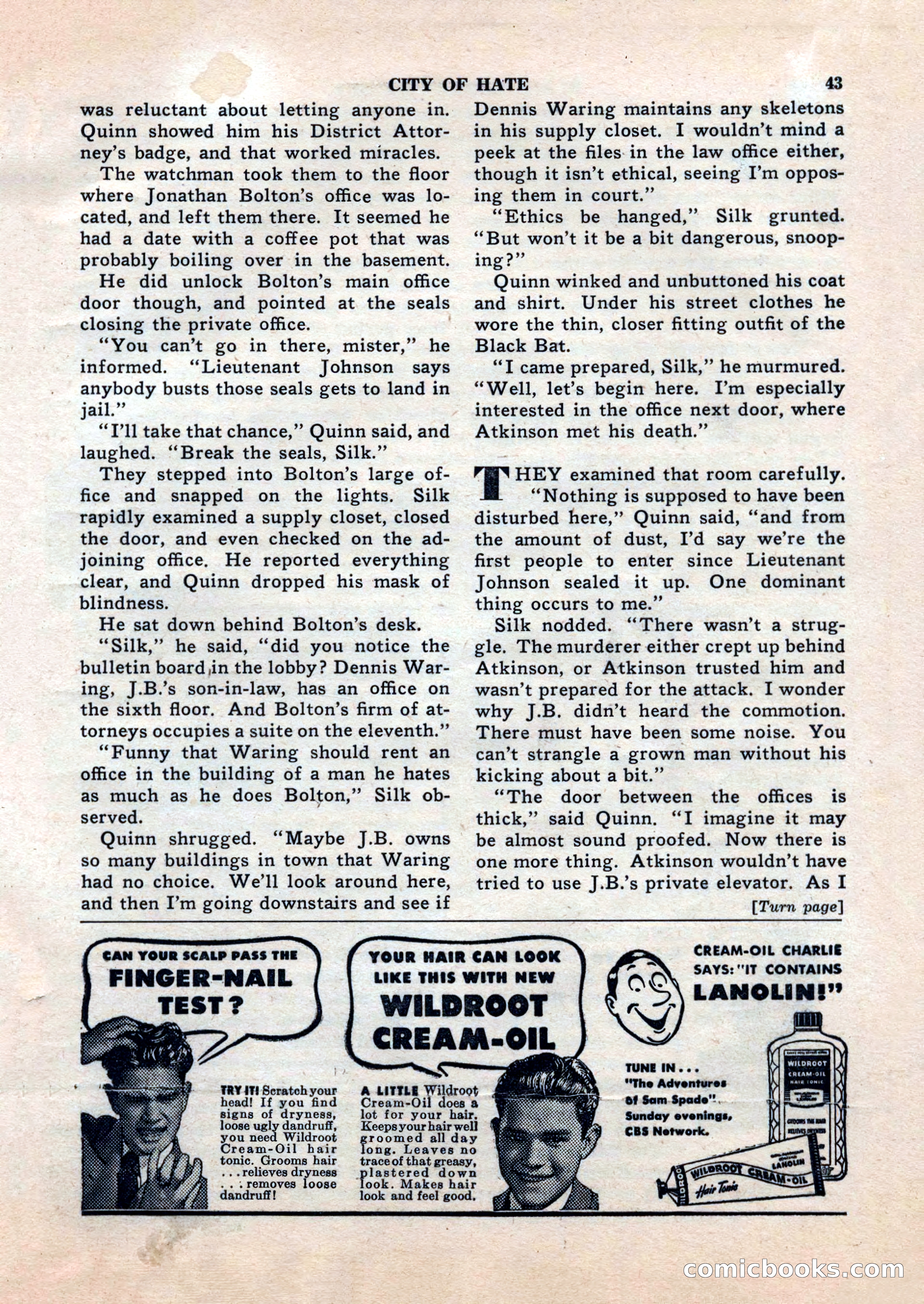 Black Book Detective, November 1948 — page 43 of 148