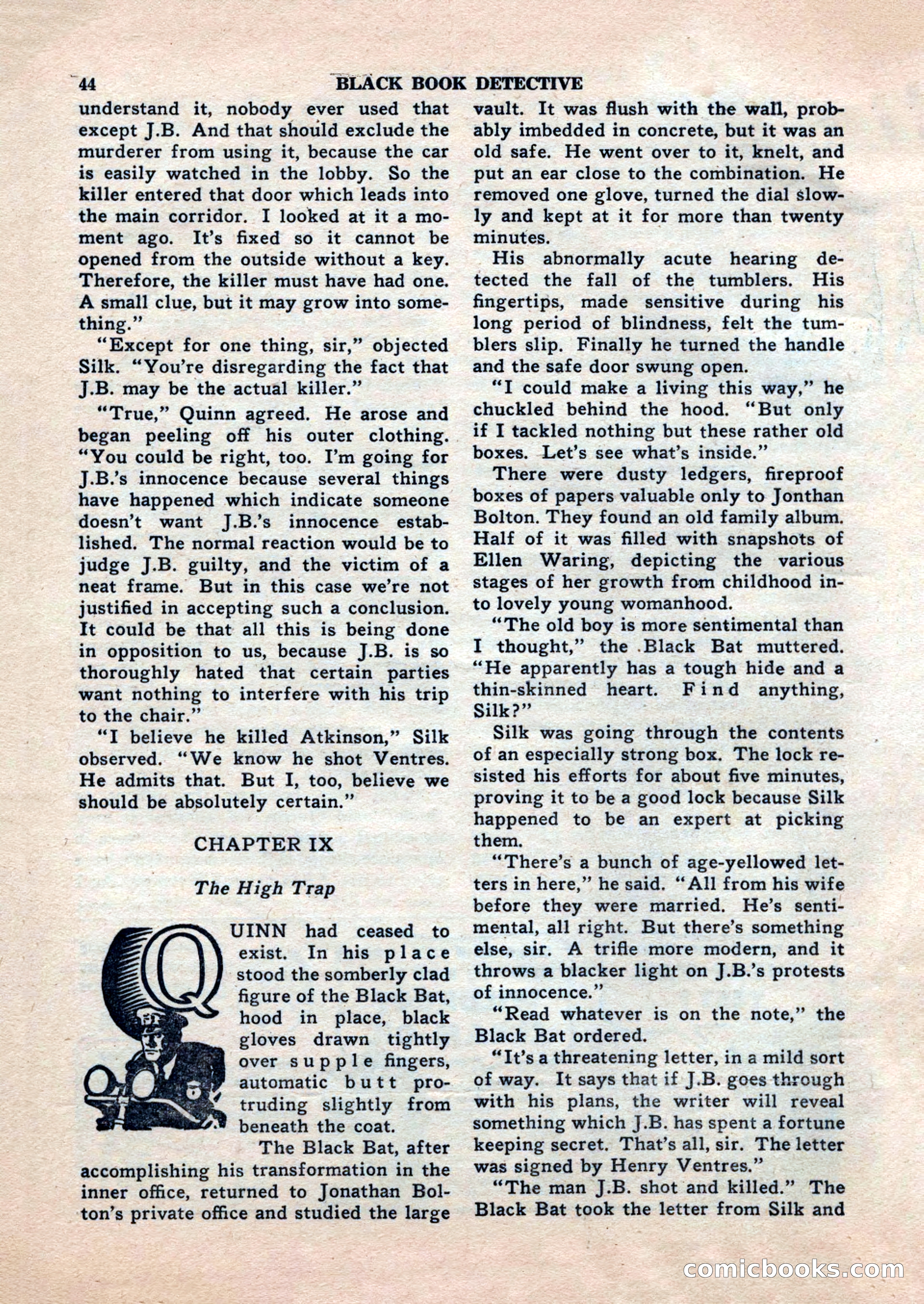 Black Book Detective, November 1948 — page 44 of 148