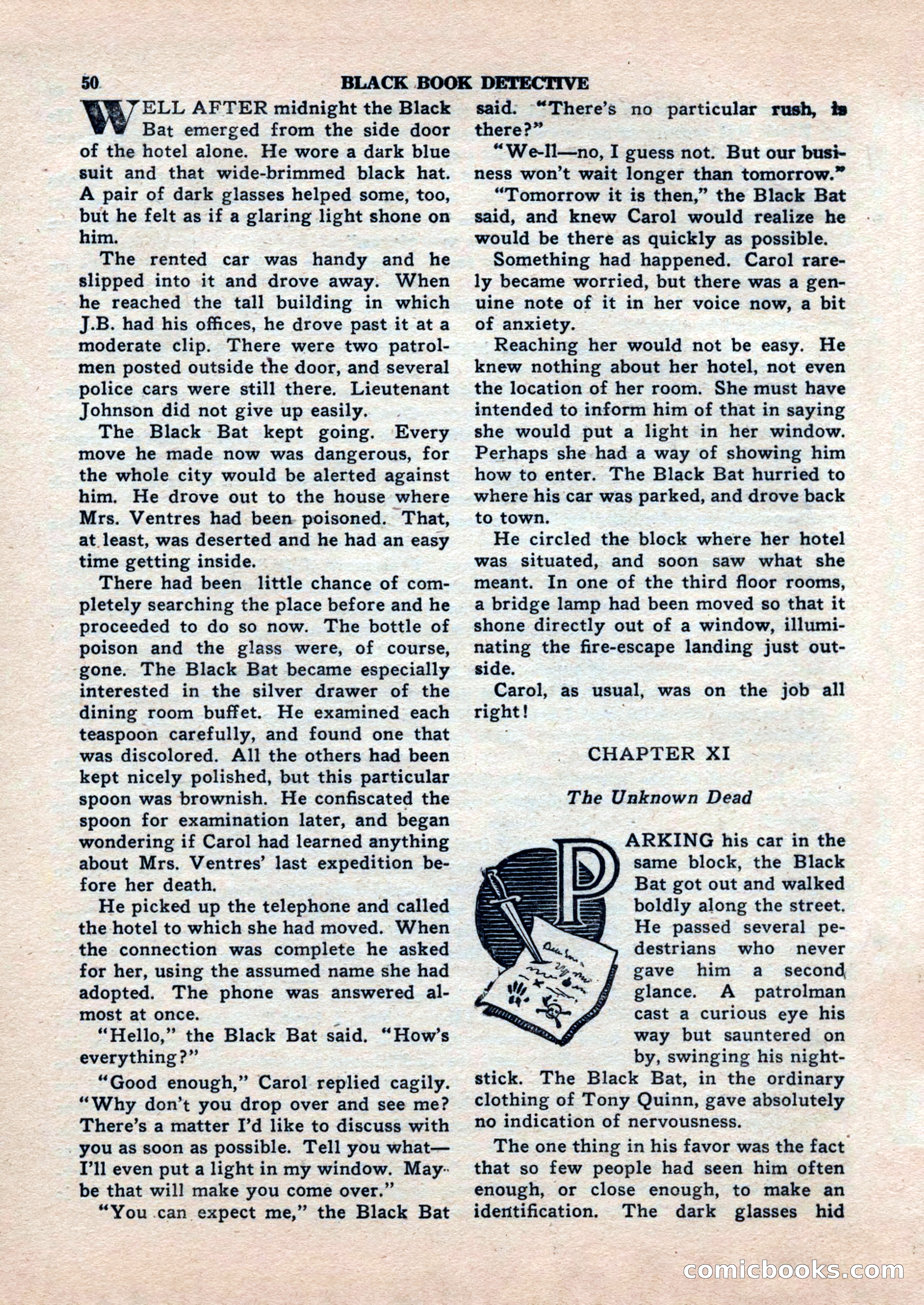 Black Book Detective, November 1948 — page 50 of 148