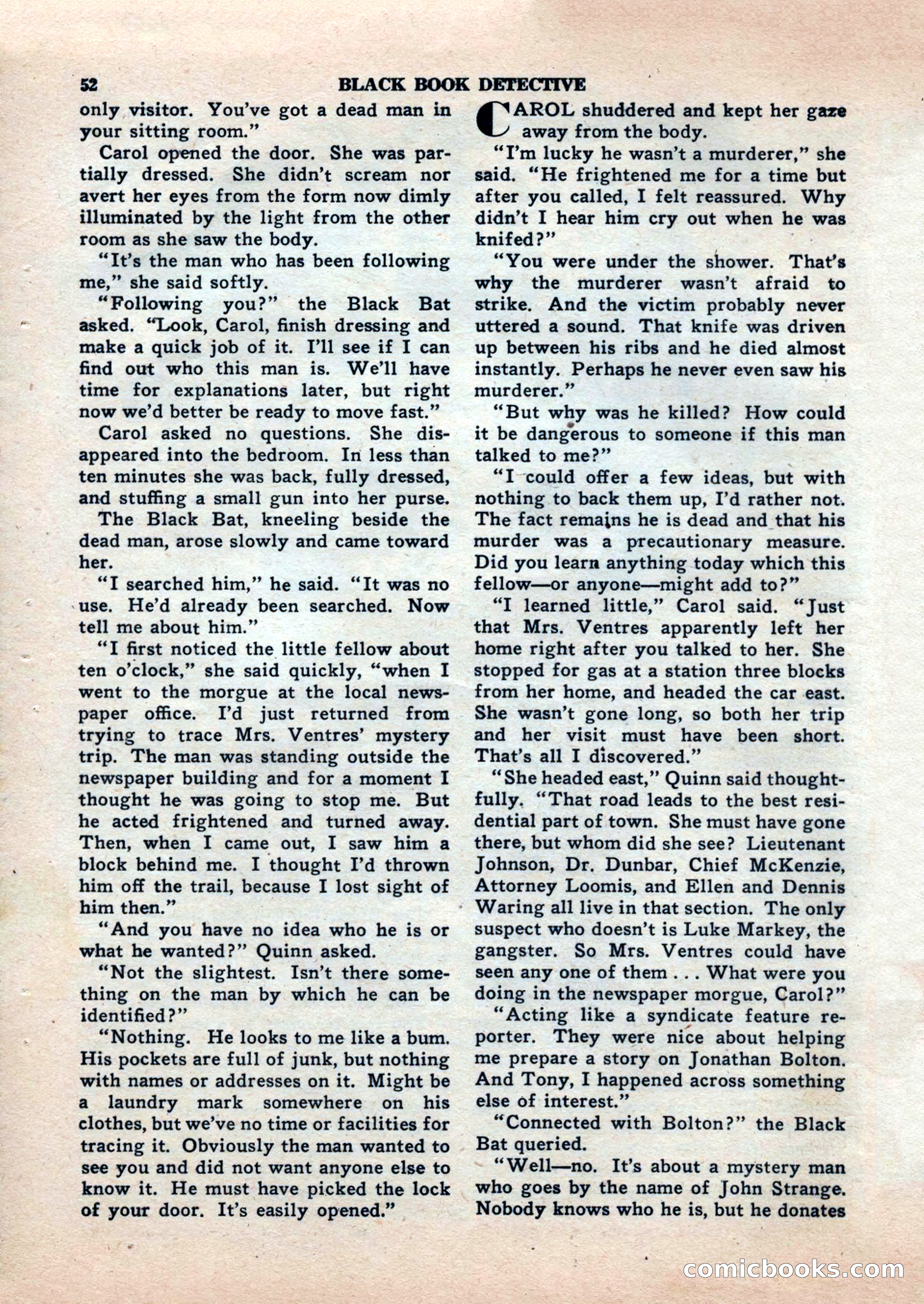Black Book Detective, November 1948 — page 52 of 148