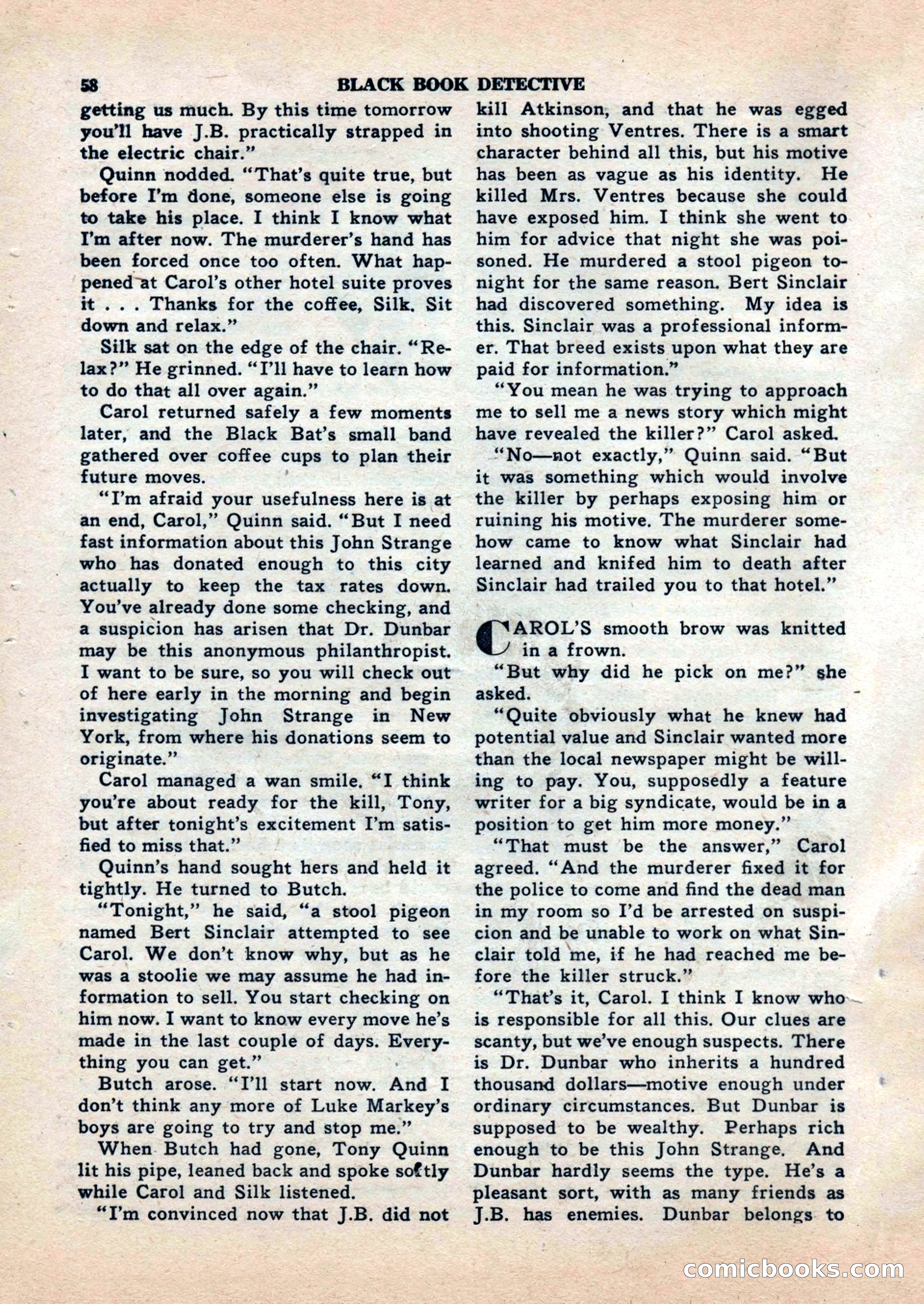 Black Book Detective, November 1948 — page 58 of 148