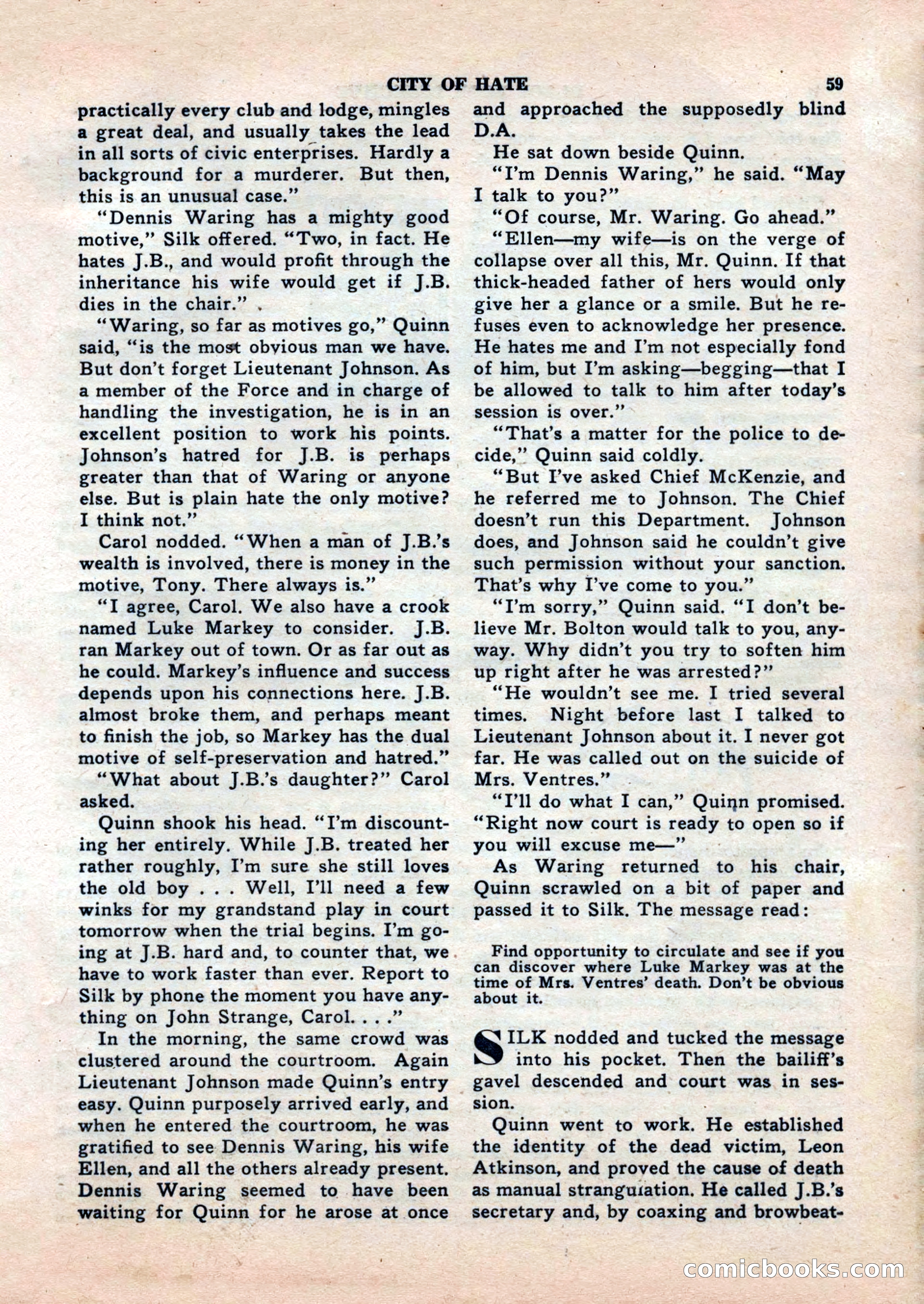 Black Book Detective, November 1948 — page 59 of 148