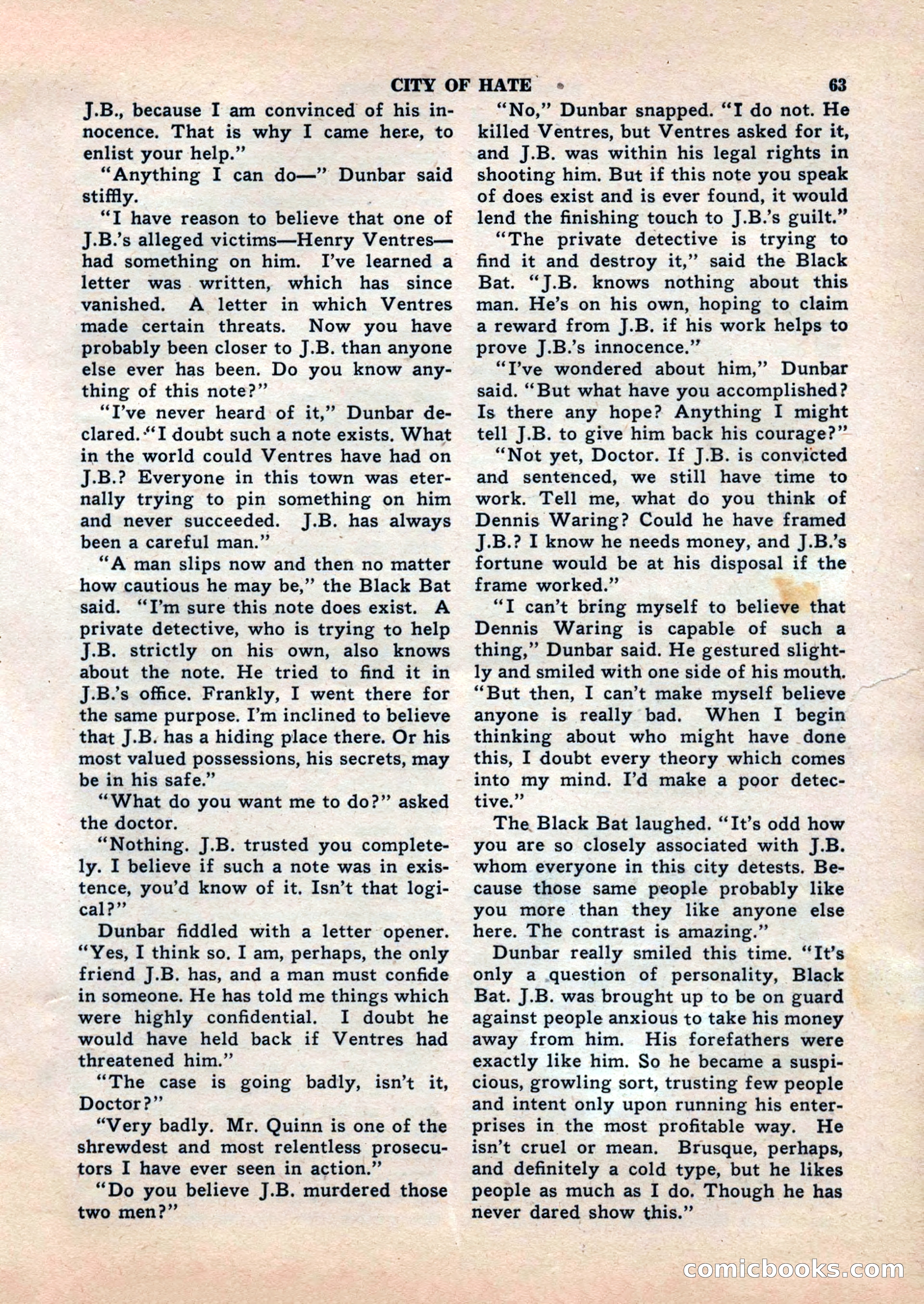 Black Book Detective, November 1948 — page 63 of 148