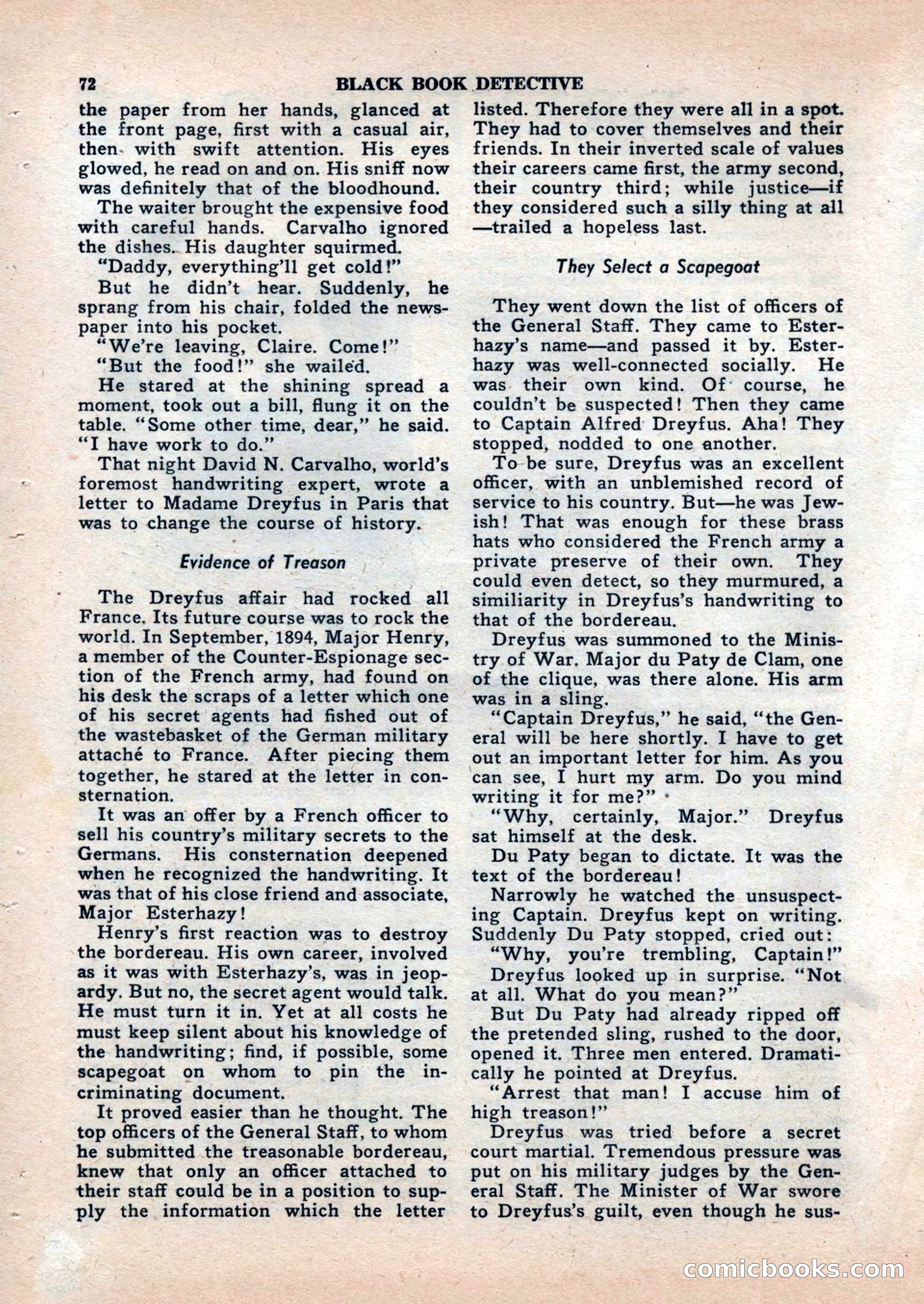 Black Book Detective, November 1948 — page 72 of 148