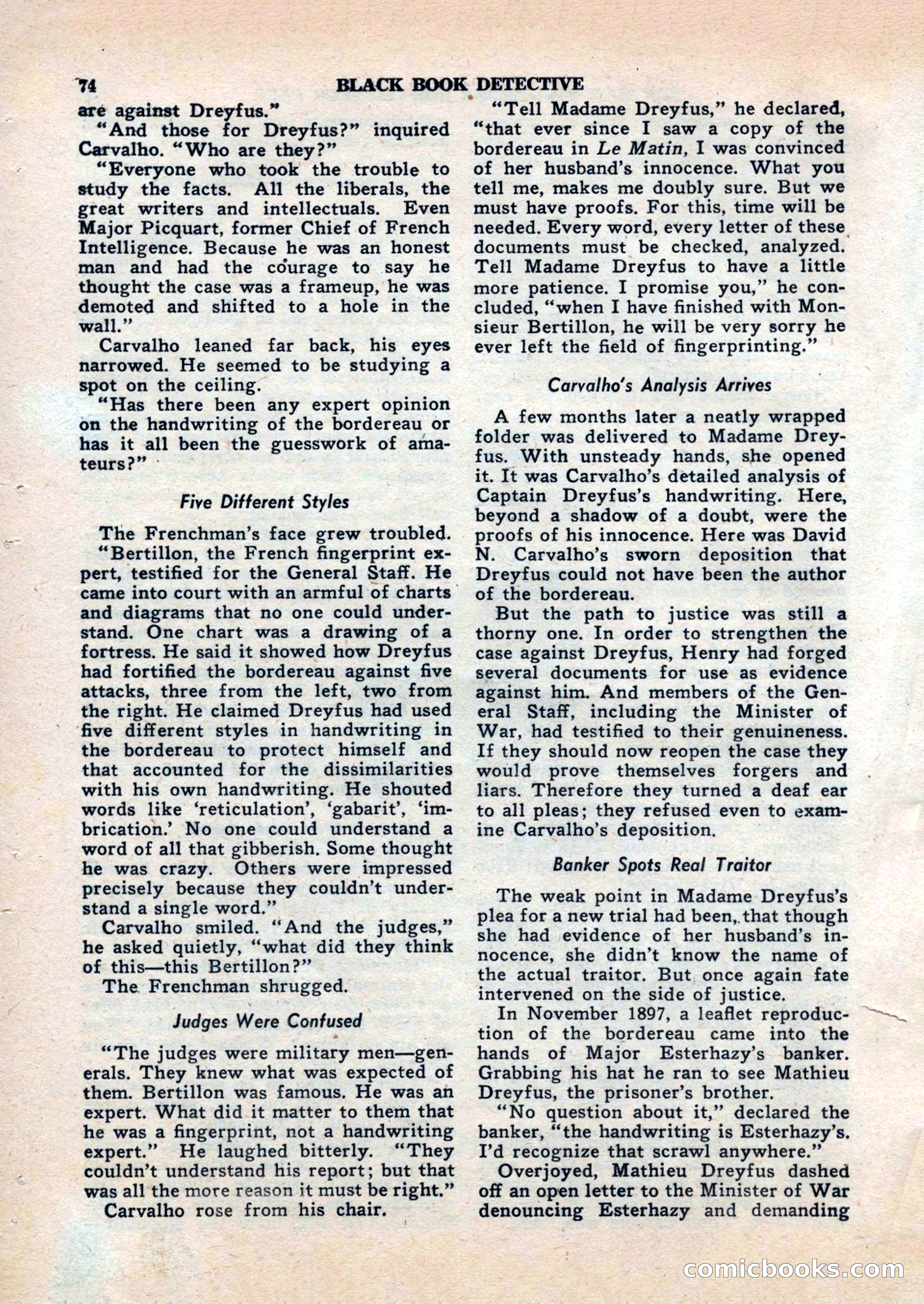 Black Book Detective, November 1948 — page 74 of 148