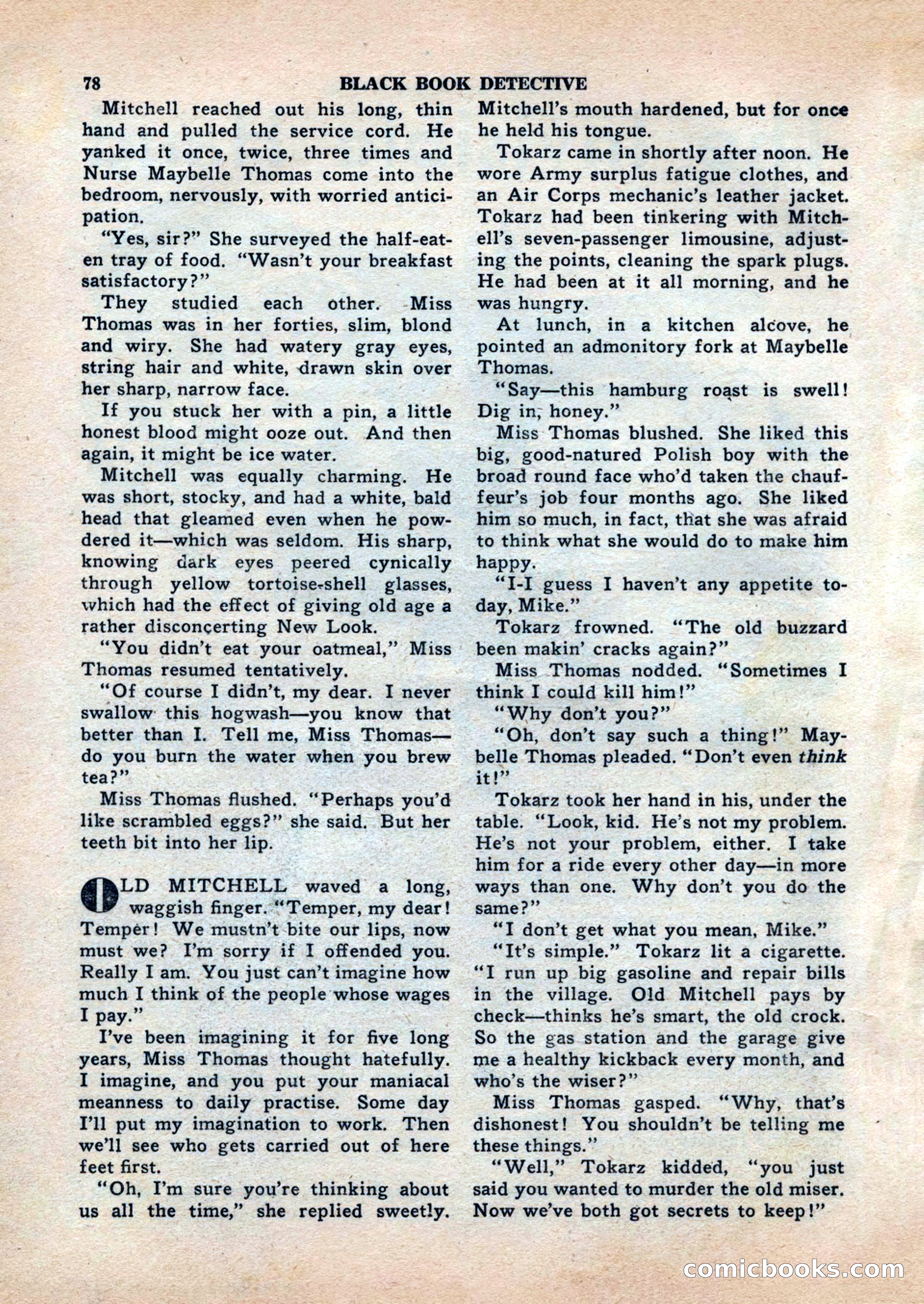 Black Book Detective, November 1948 — page 78 of 148
