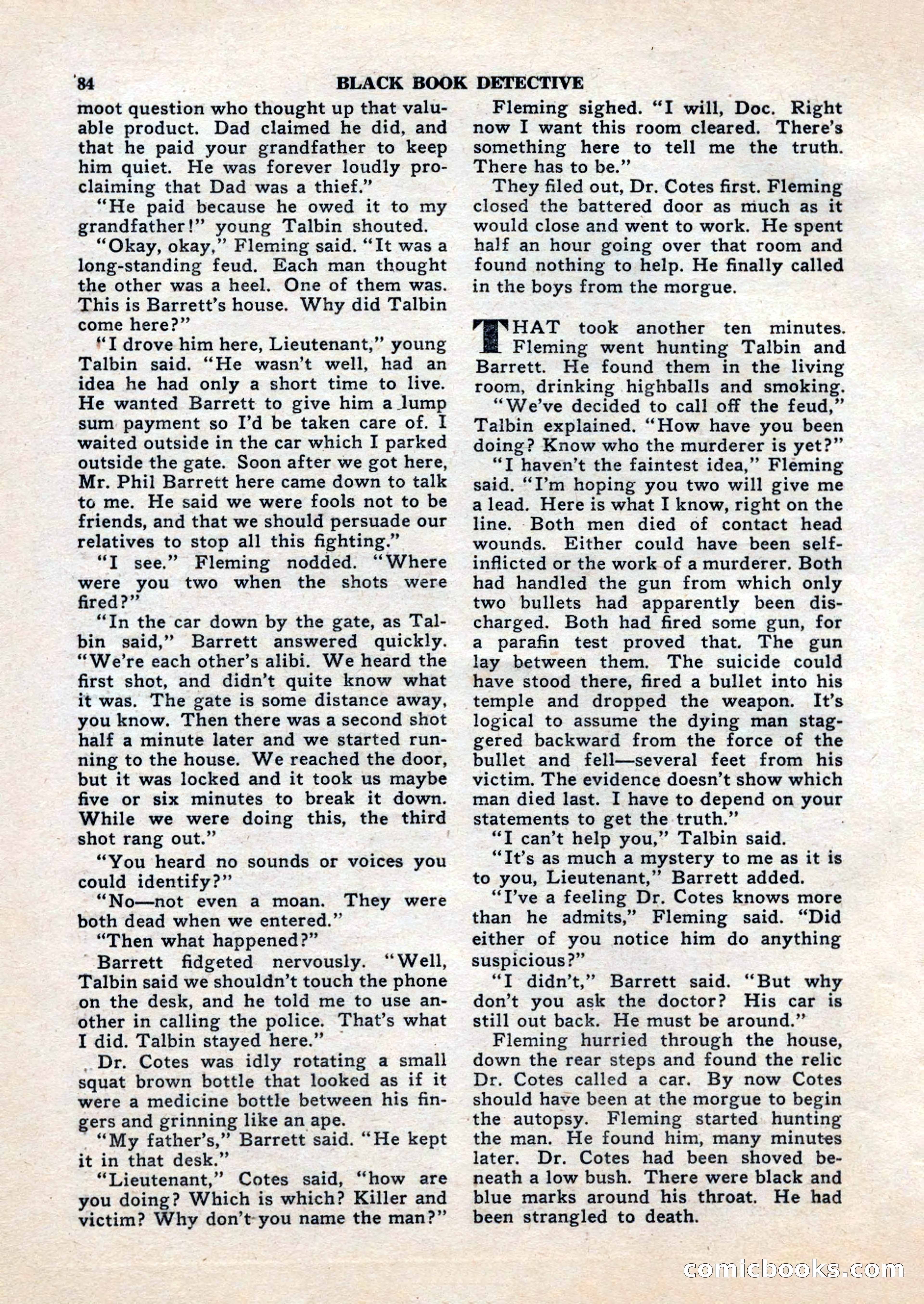 Black Book Detective, November 1948 — page 84 of 148