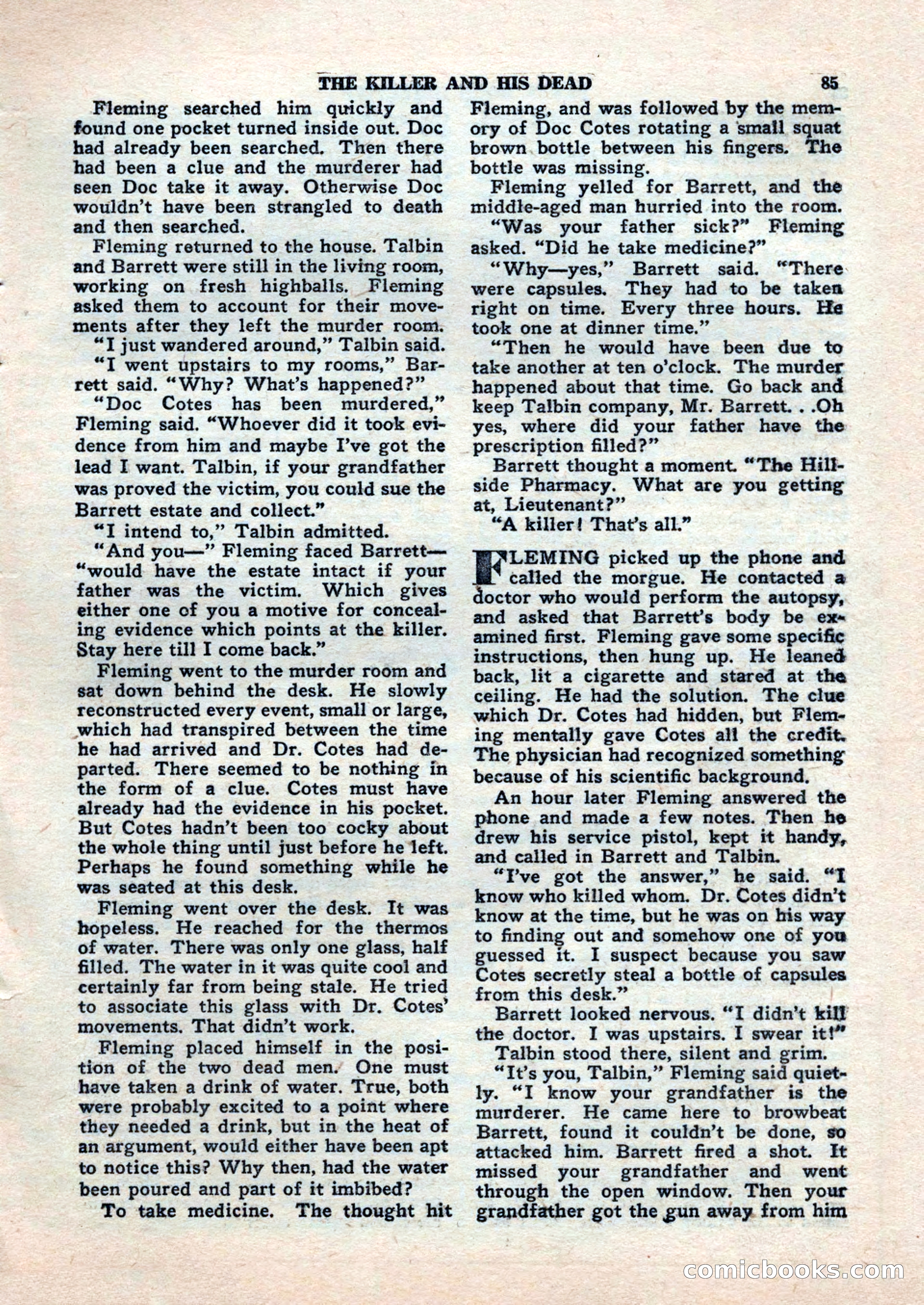 Black Book Detective, November 1948 — page 85 of 148
