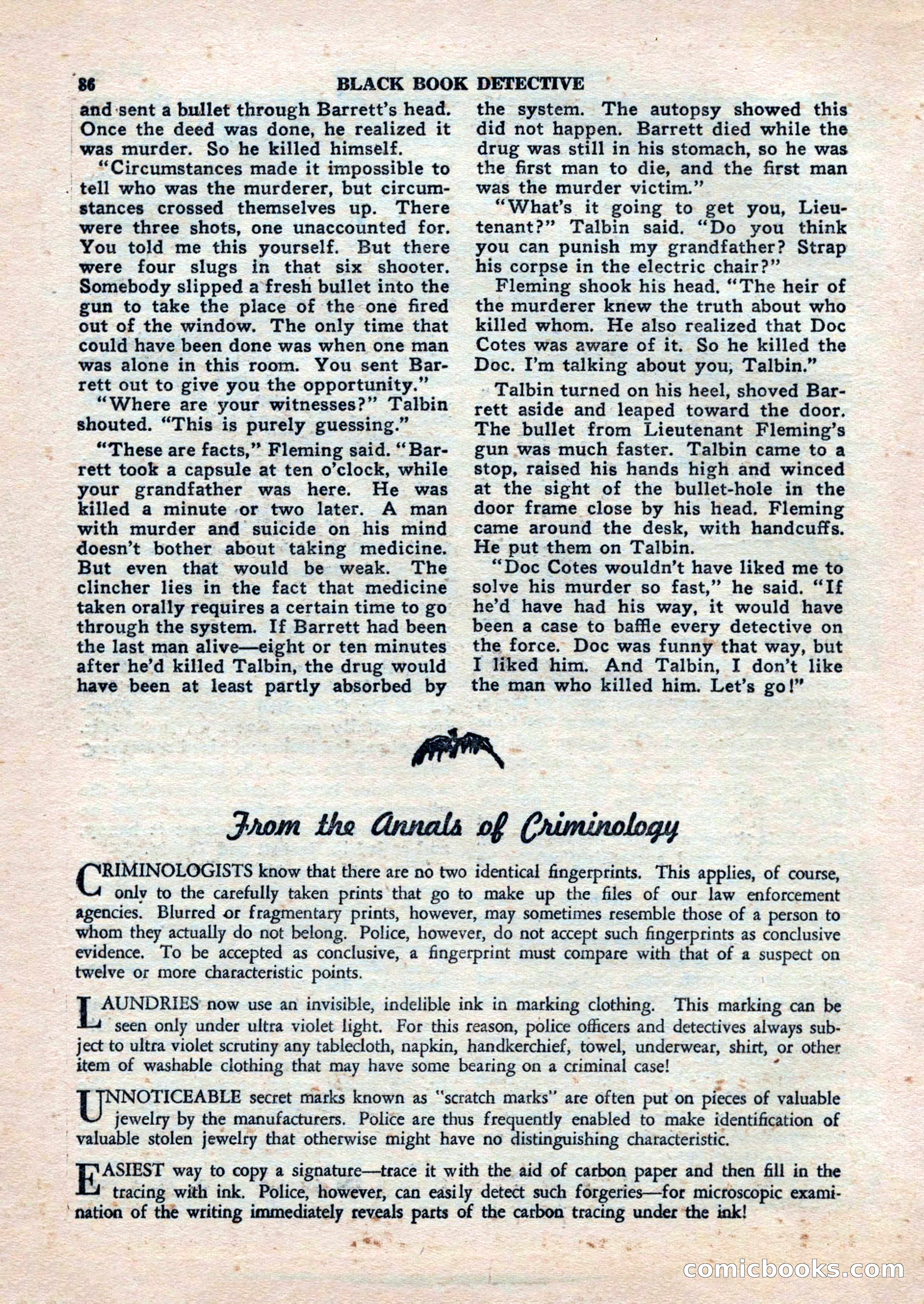 Black Book Detective, November 1948 — page 86 of 148