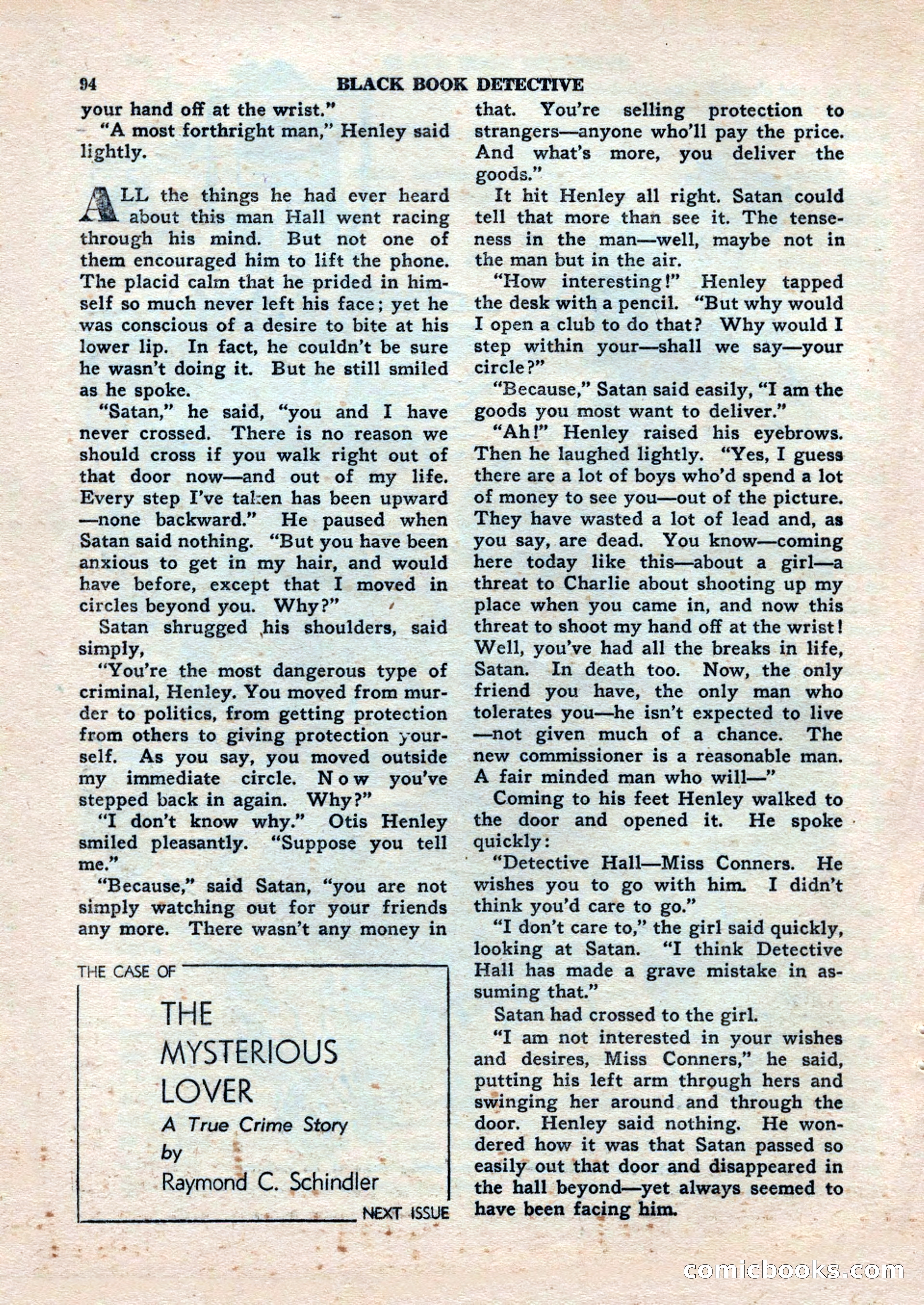 Black Book Detective, November 1948 — page 94 of 148