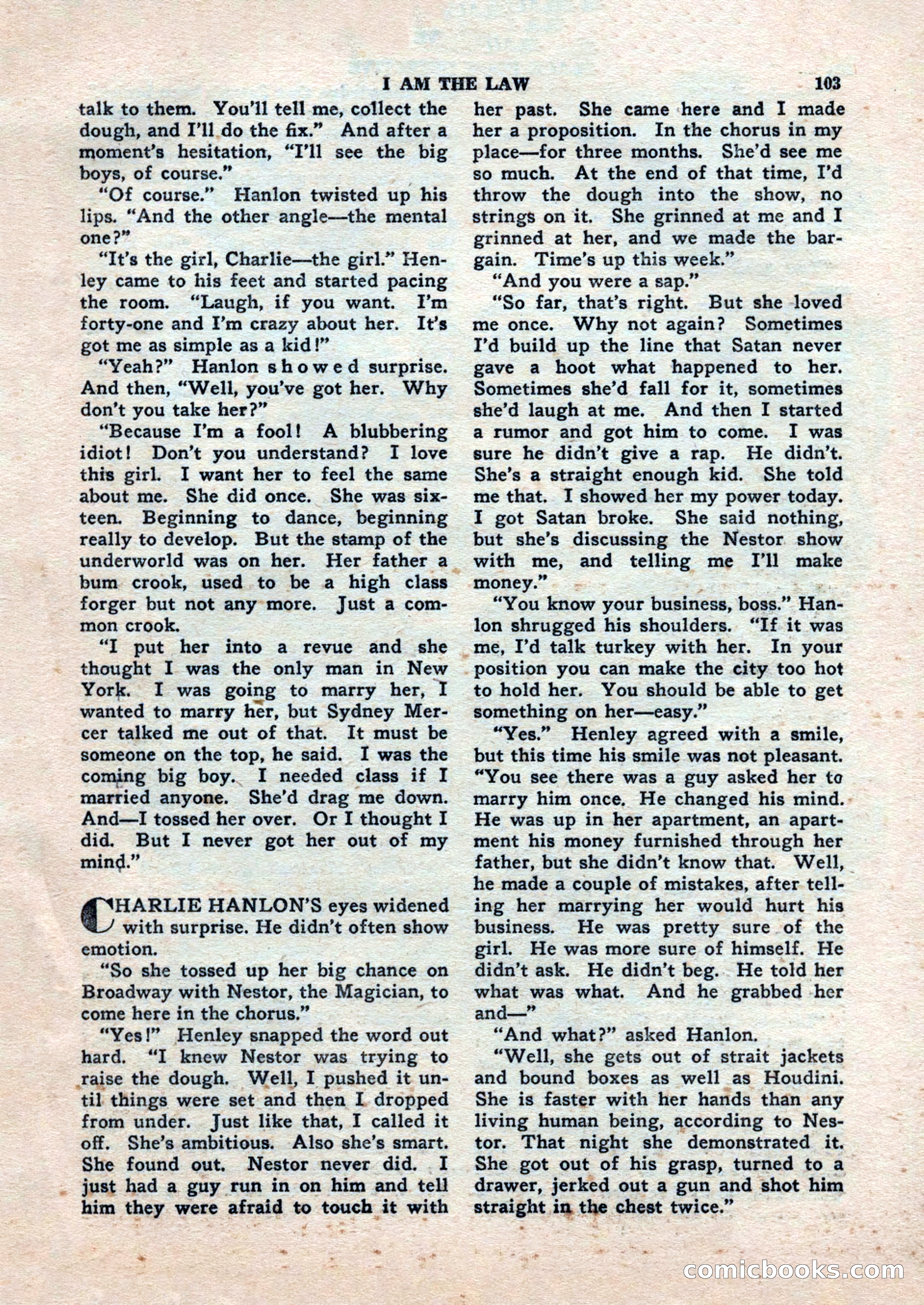 Black Book Detective, November 1948 — page 103 of 148