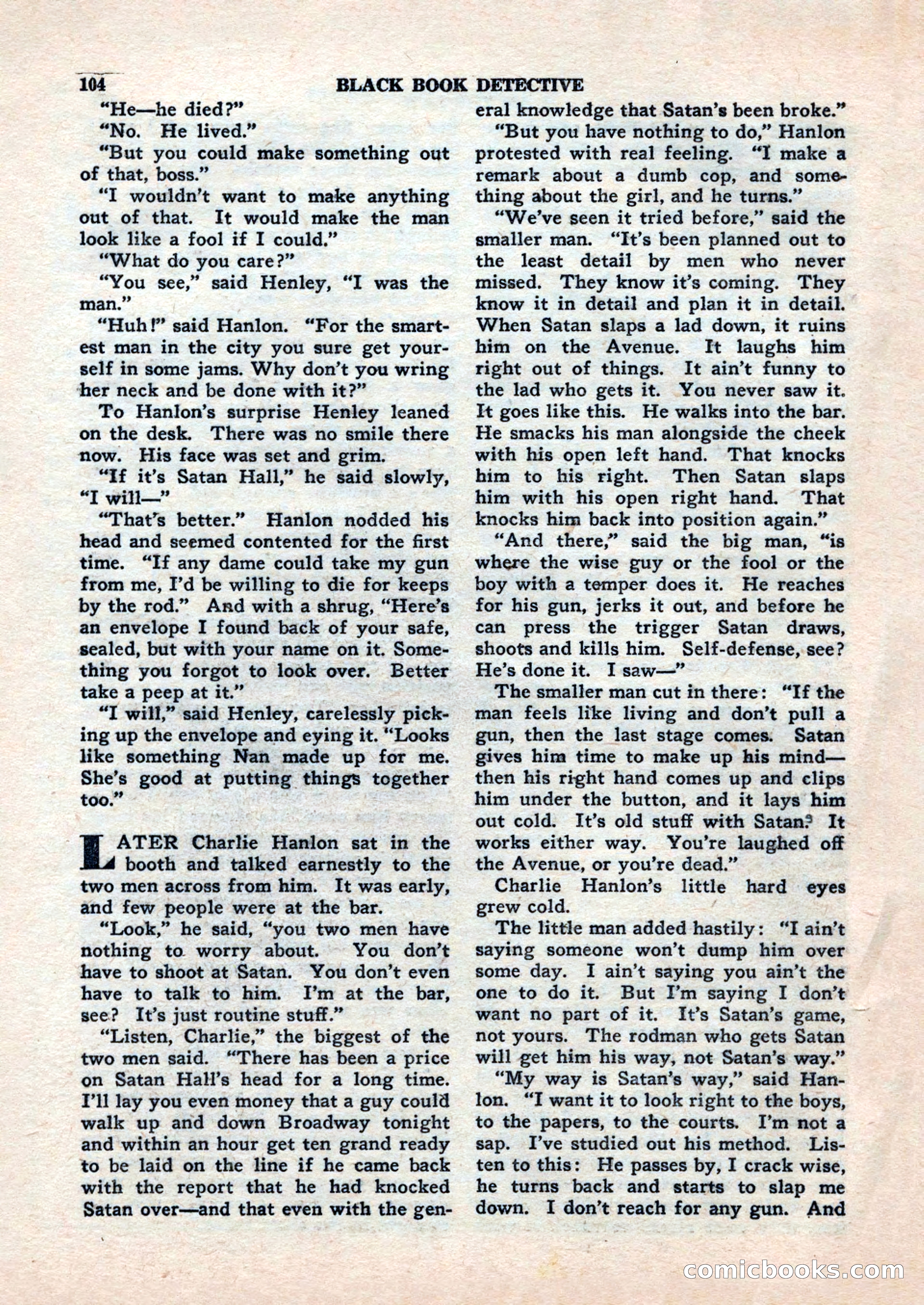 Black Book Detective, November 1948 — page 104 of 148
