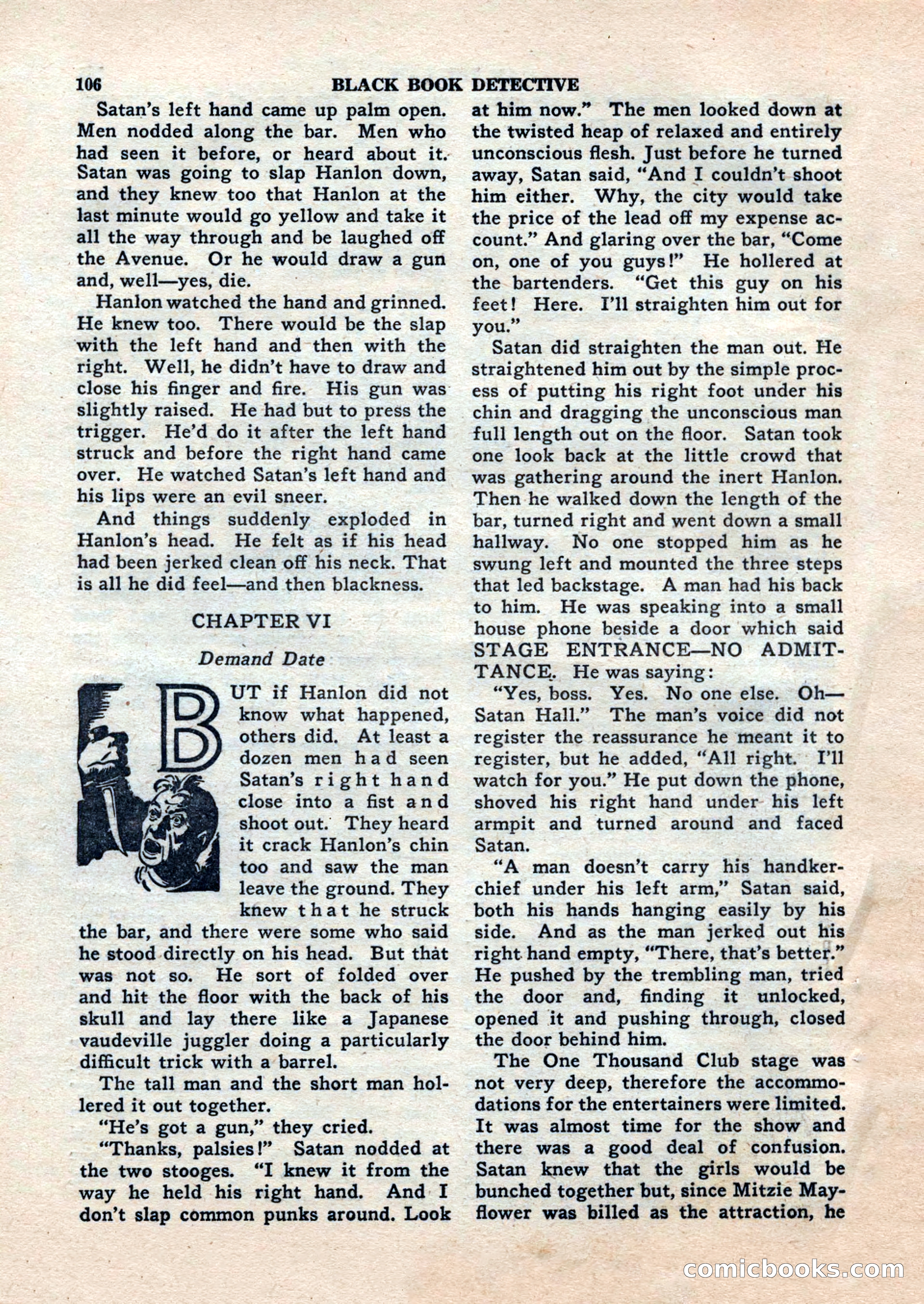 Black Book Detective, November 1948 — page 106 of 148