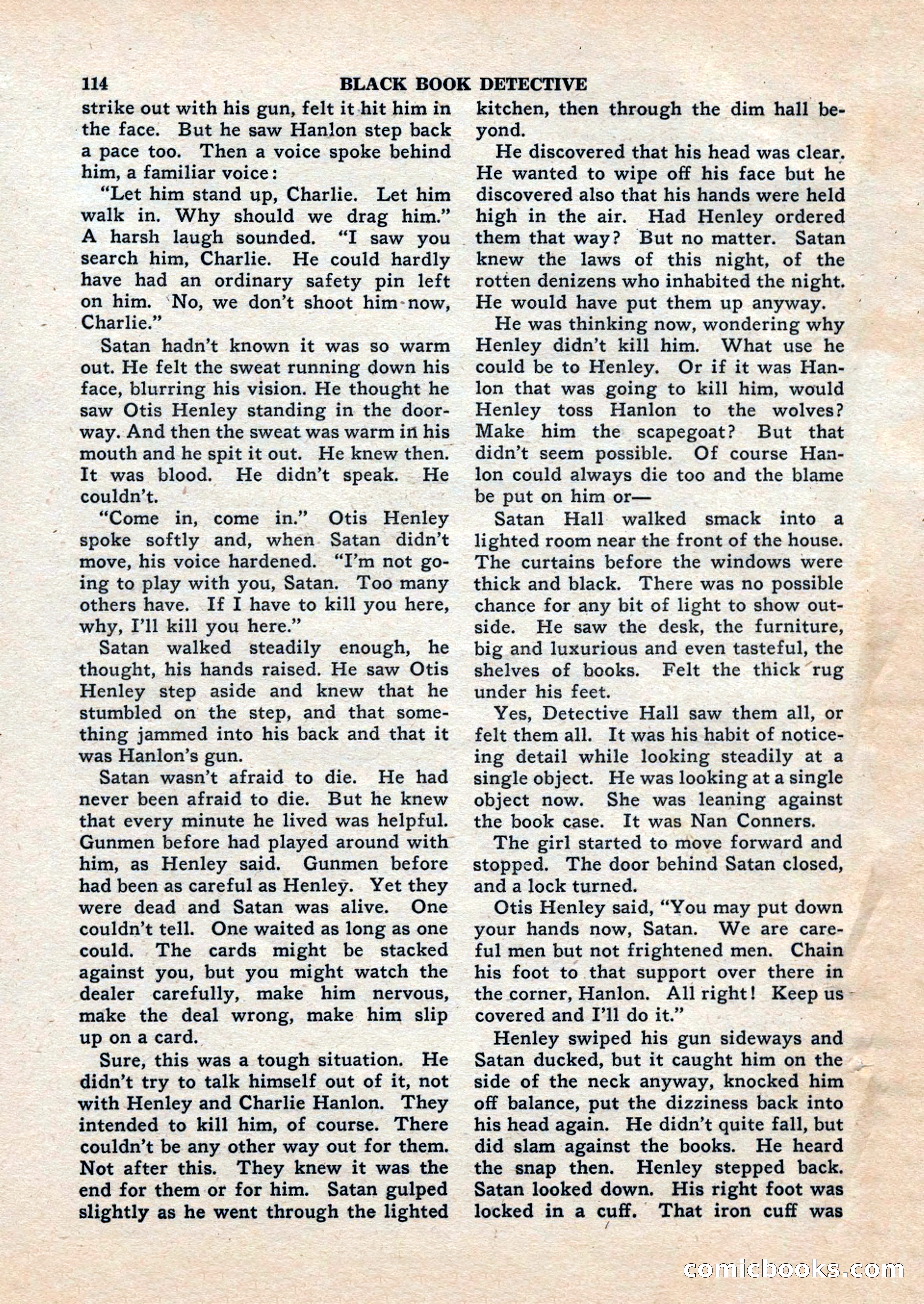 Black Book Detective, November 1948 — page 114 of 148