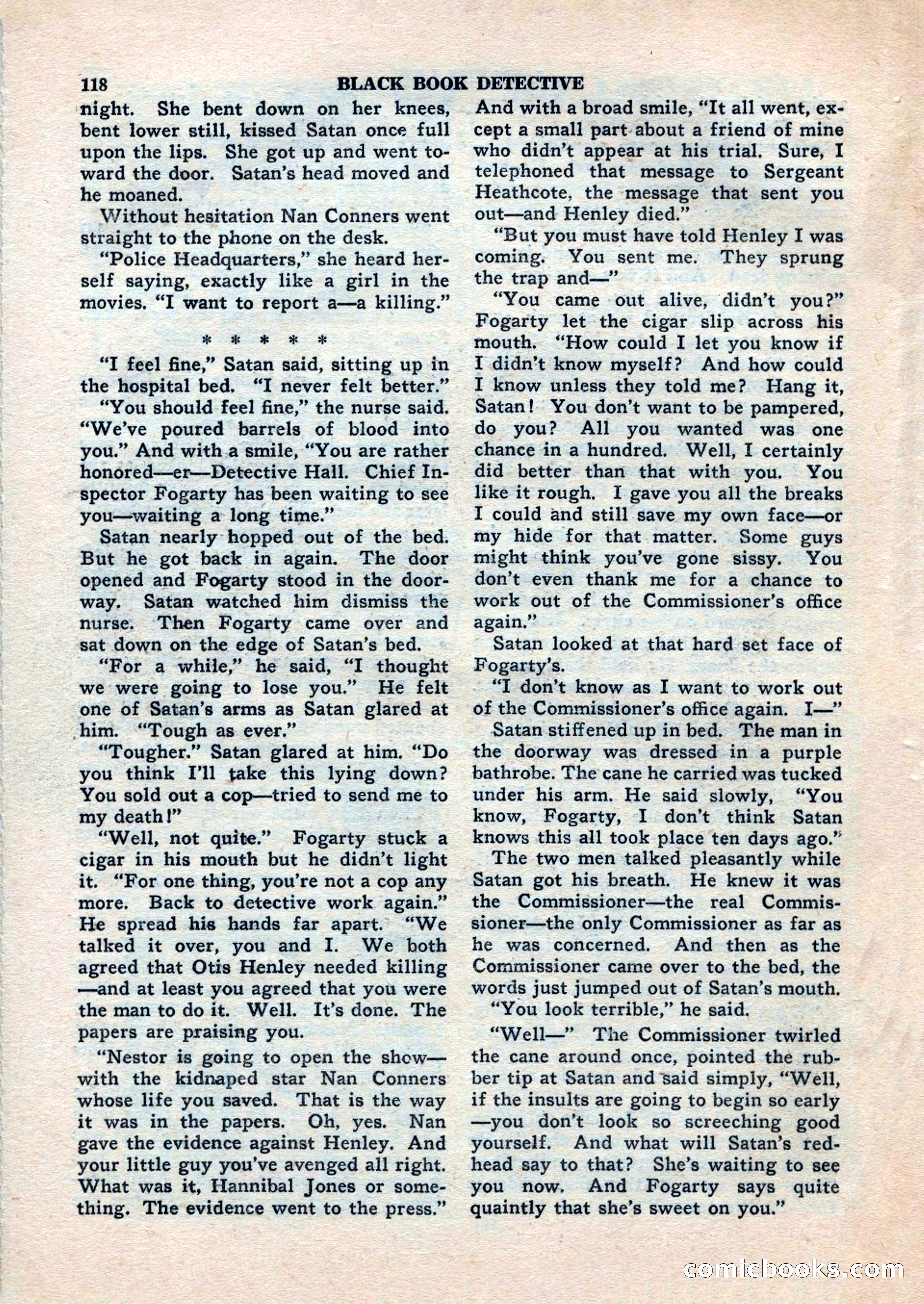 Black Book Detective, November 1948 — page 118 of 148