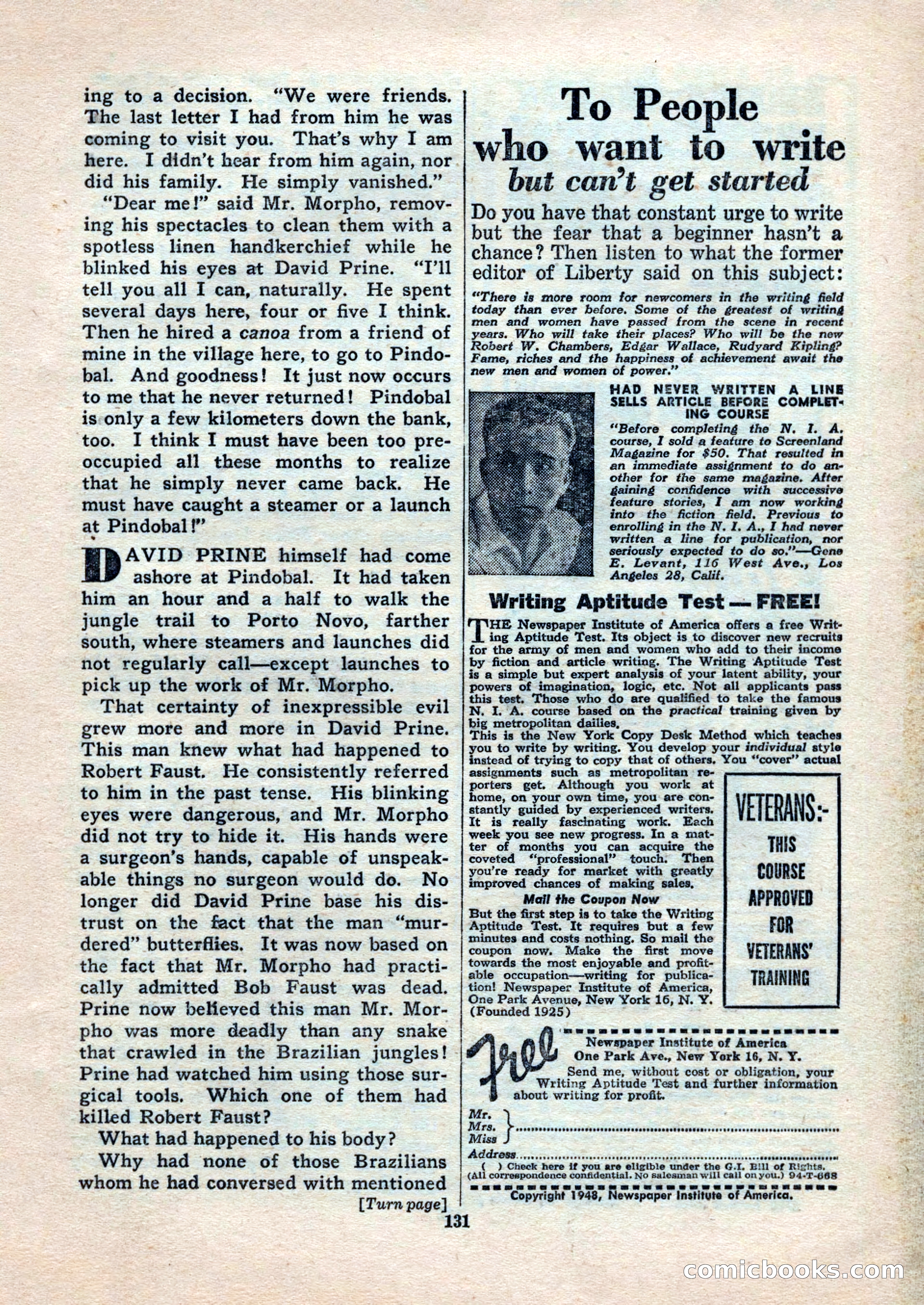 Black Book Detective, November 1948 — page 131 of 148
