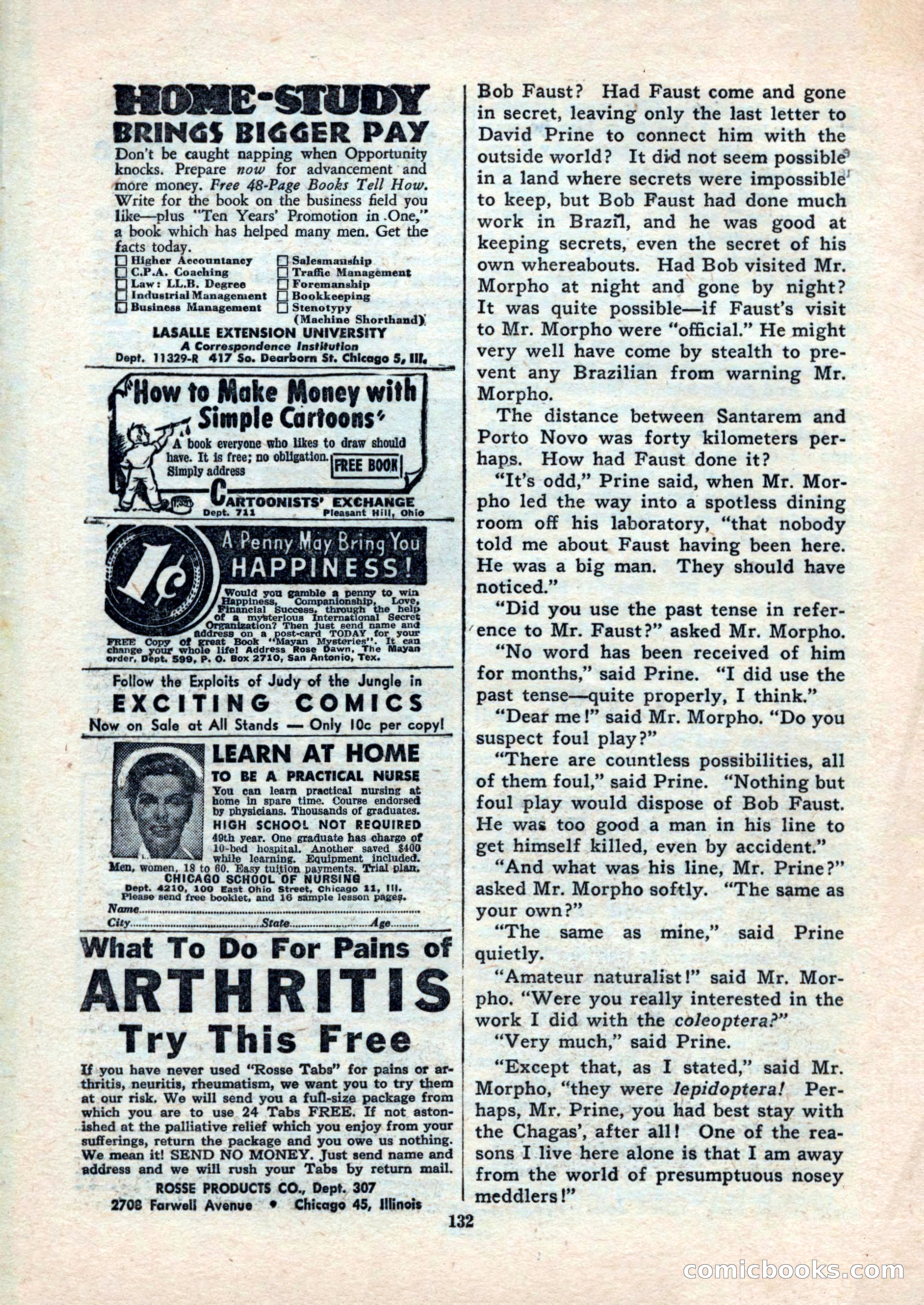 Black Book Detective, November 1948 — page 132 of 148