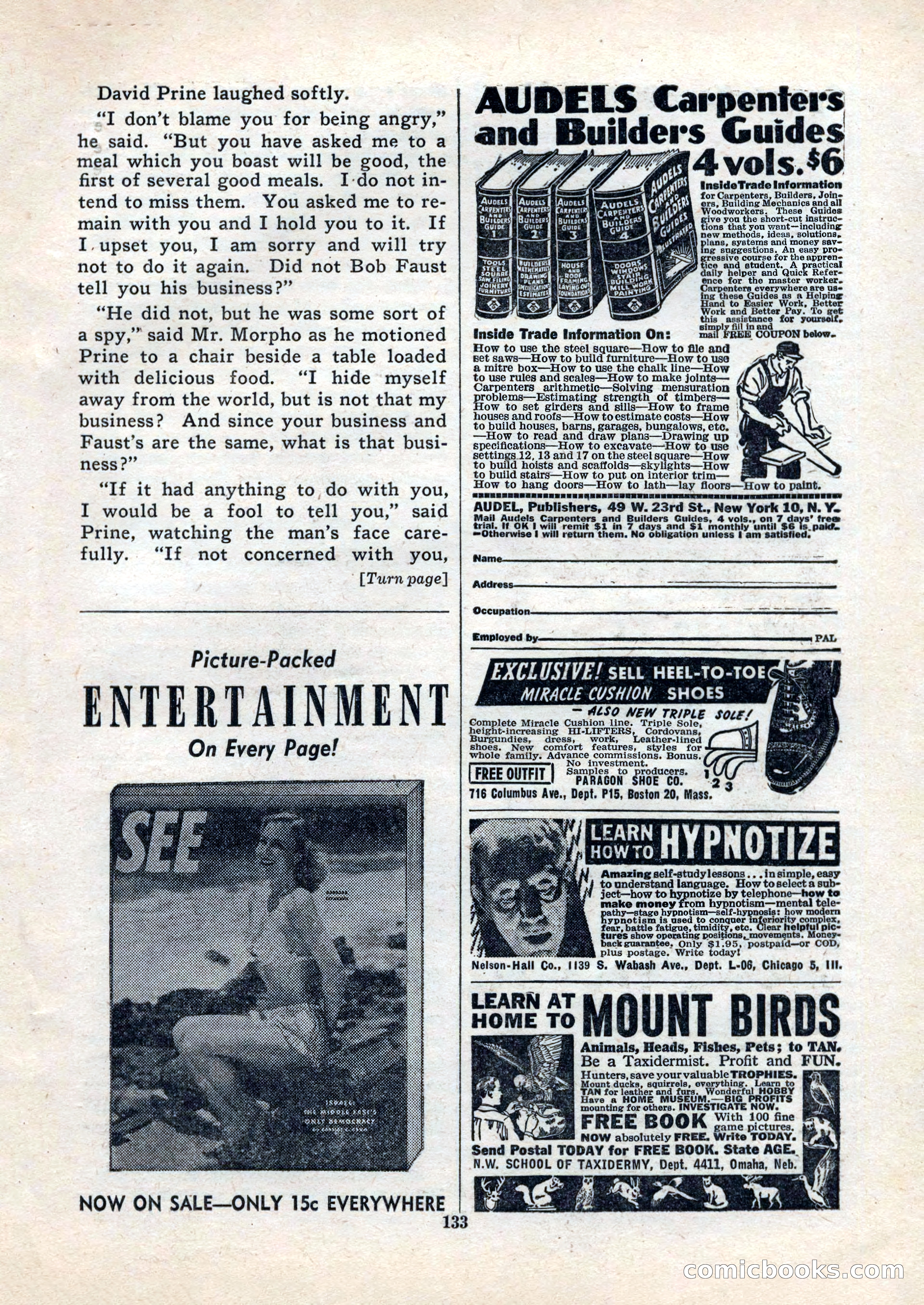 Black Book Detective, November 1948 — page 133 of 148