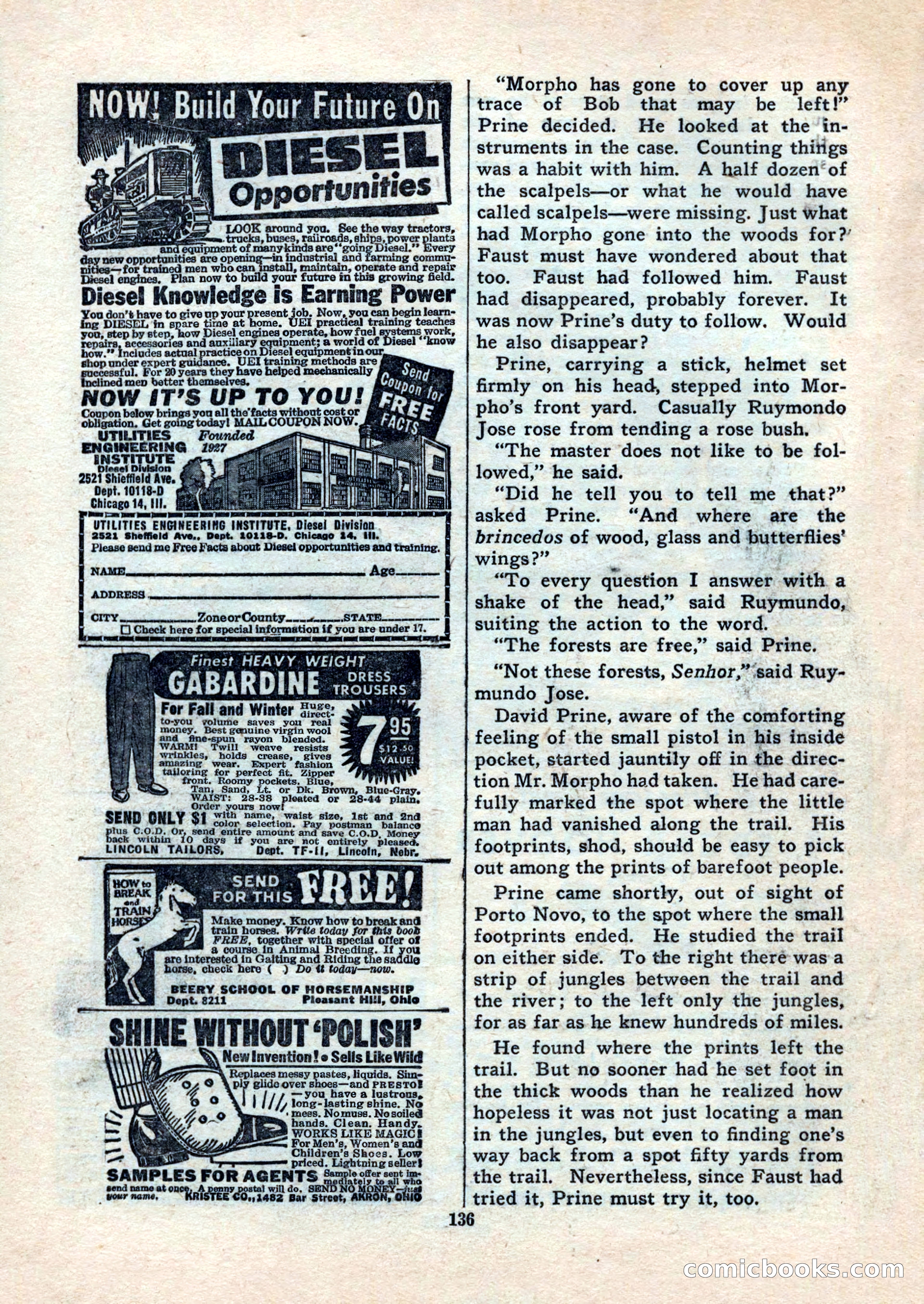 Black Book Detective, November 1948 — page 136 of 148