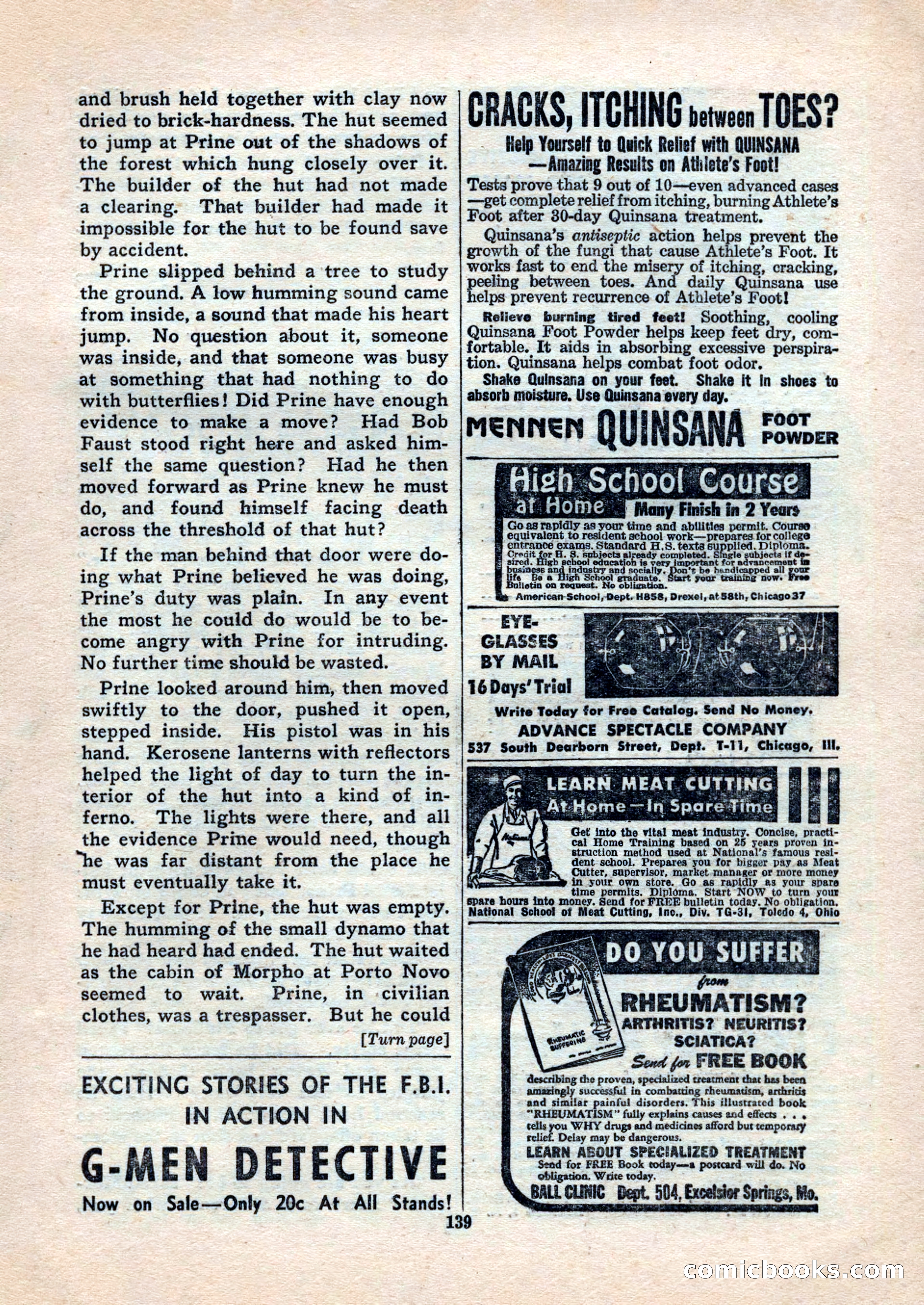 Black Book Detective, November 1948 — page 139 of 148