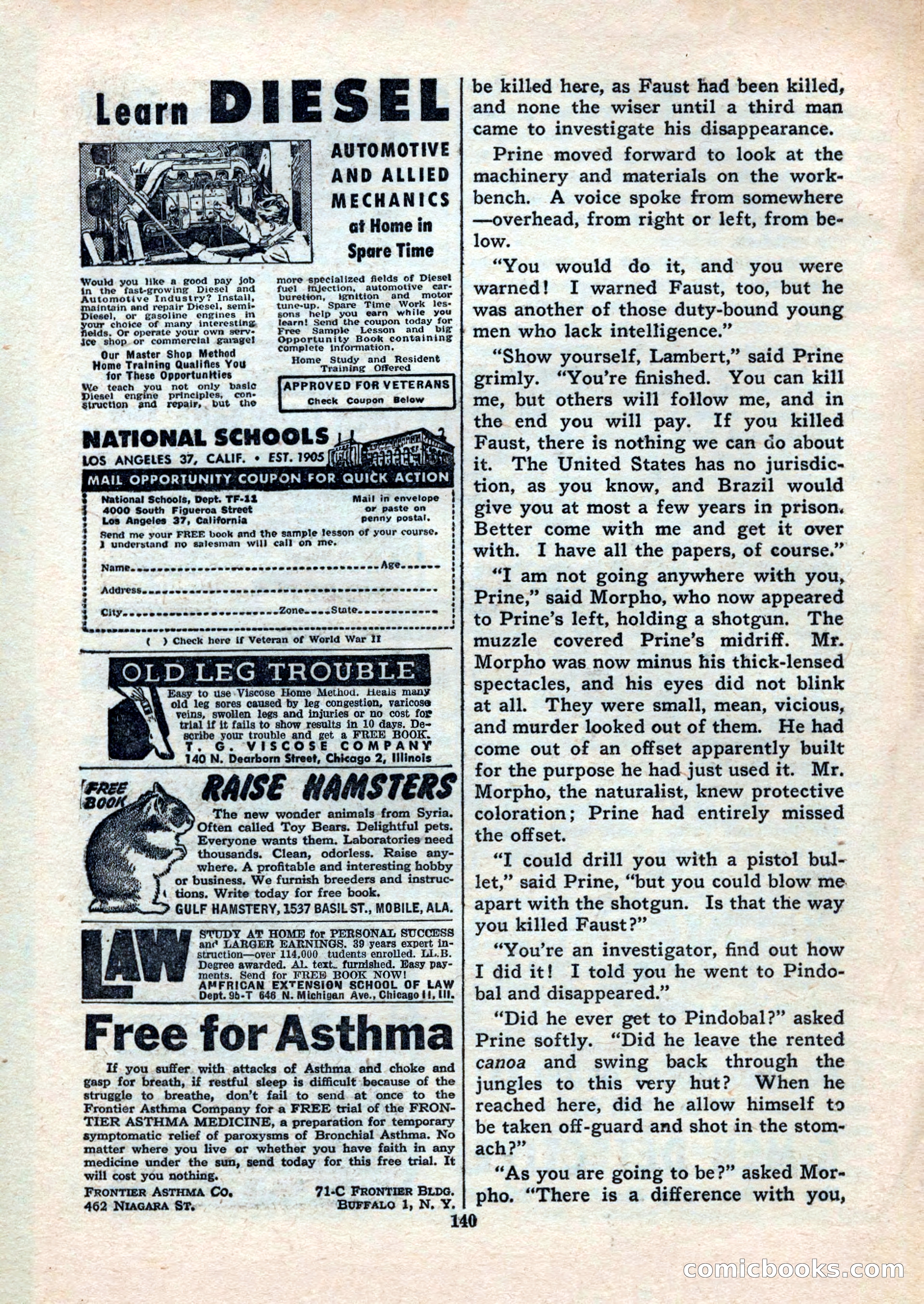 Black Book Detective, November 1948 — page 140 of 148