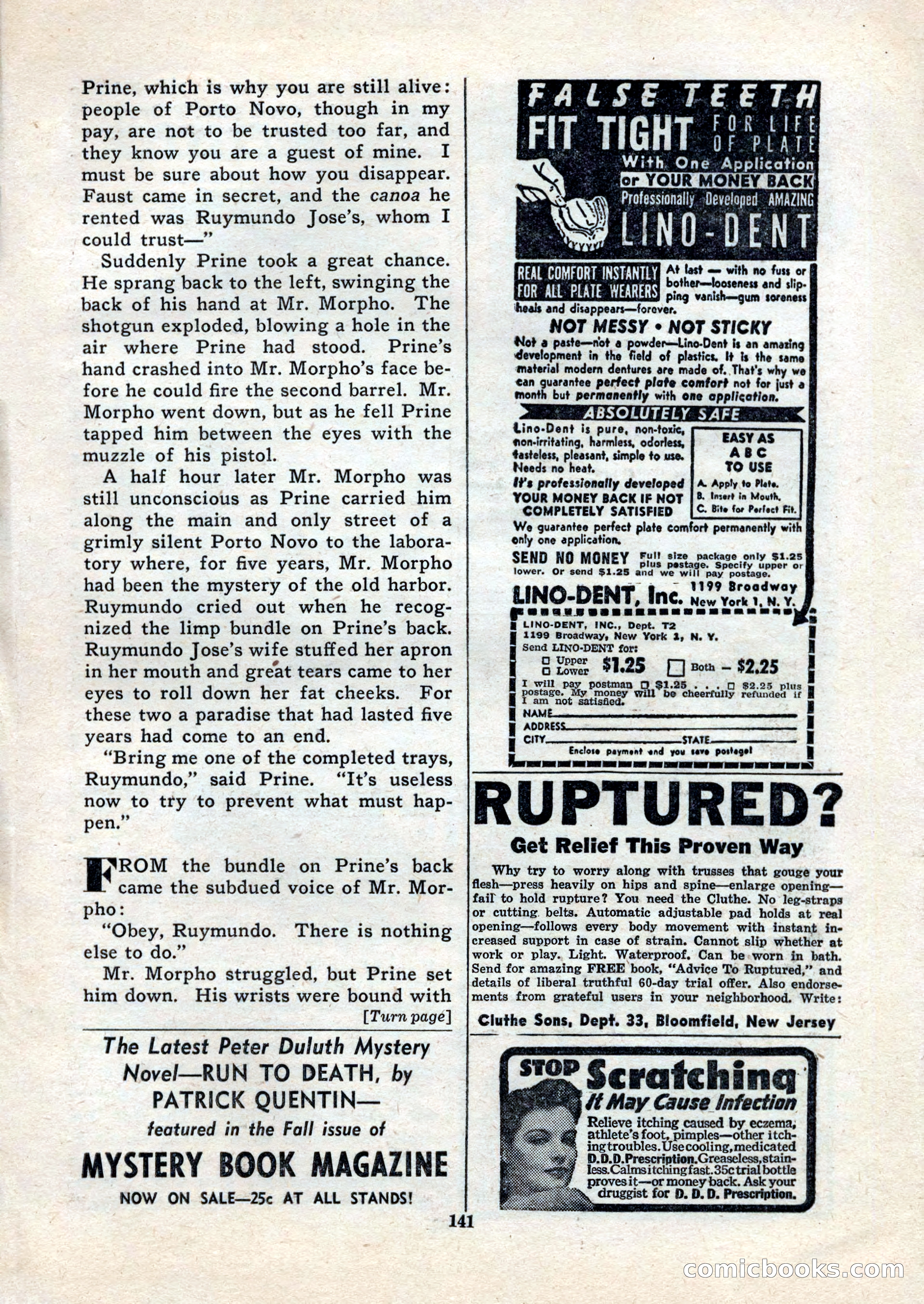 Black Book Detective, November 1948 — page 141 of 148