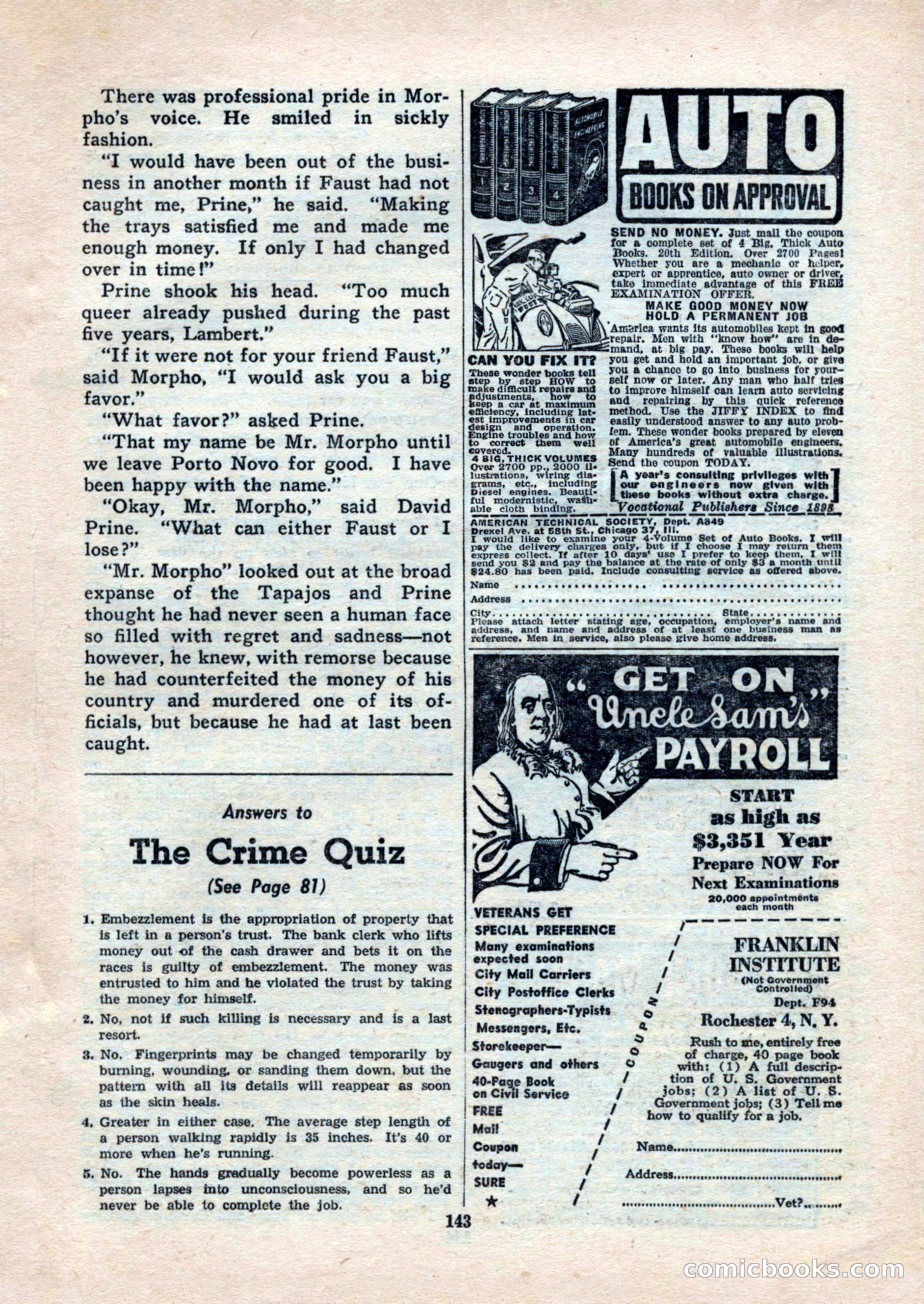 Black Book Detective, November 1948 — page 143 of 148