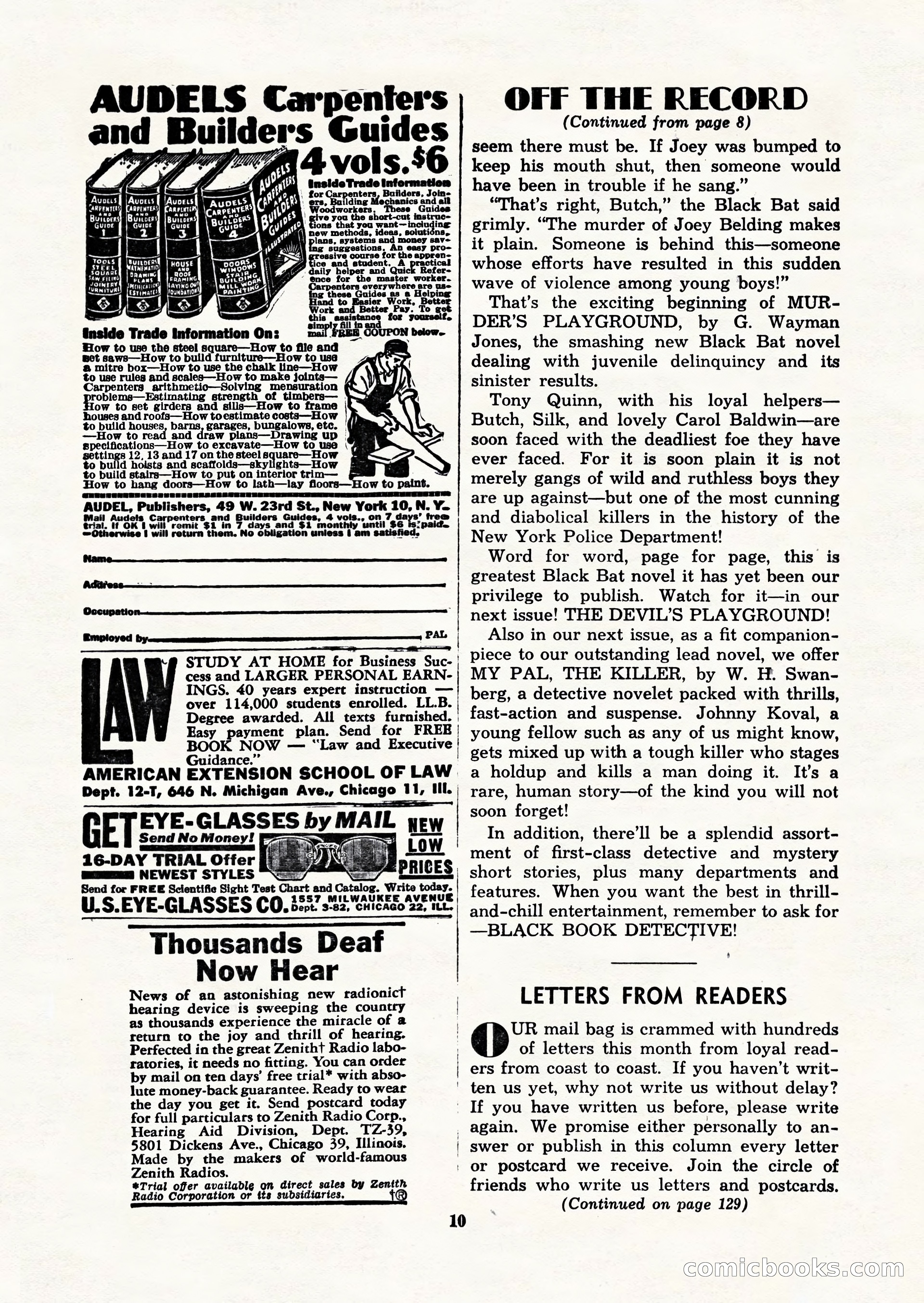 Black Book Detective, March 1949 — page 10 of 132
