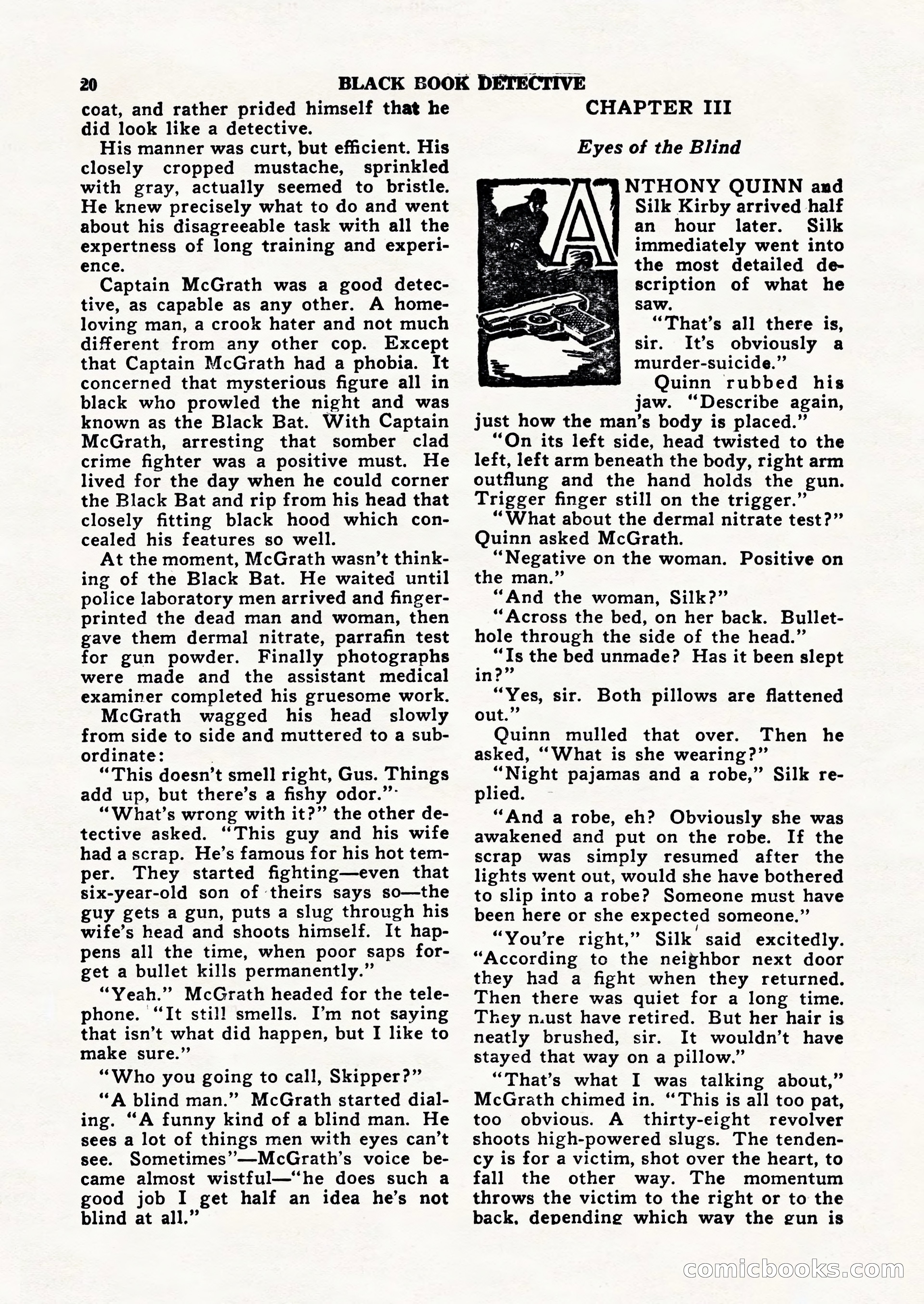 Black Book Detective, March 1949 — page 20 of 132