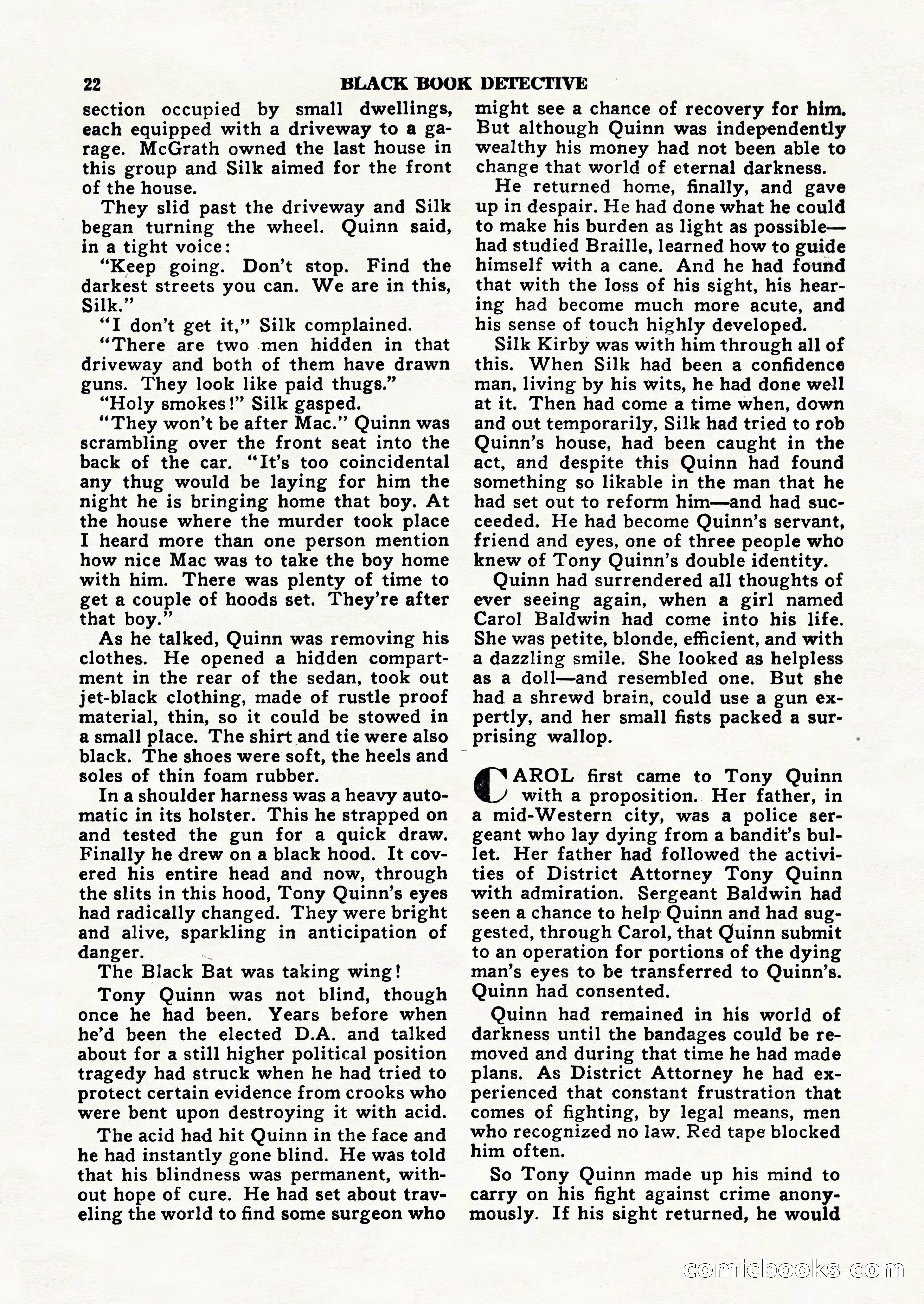 Black Book Detective, March 1949 — page 22 of 132