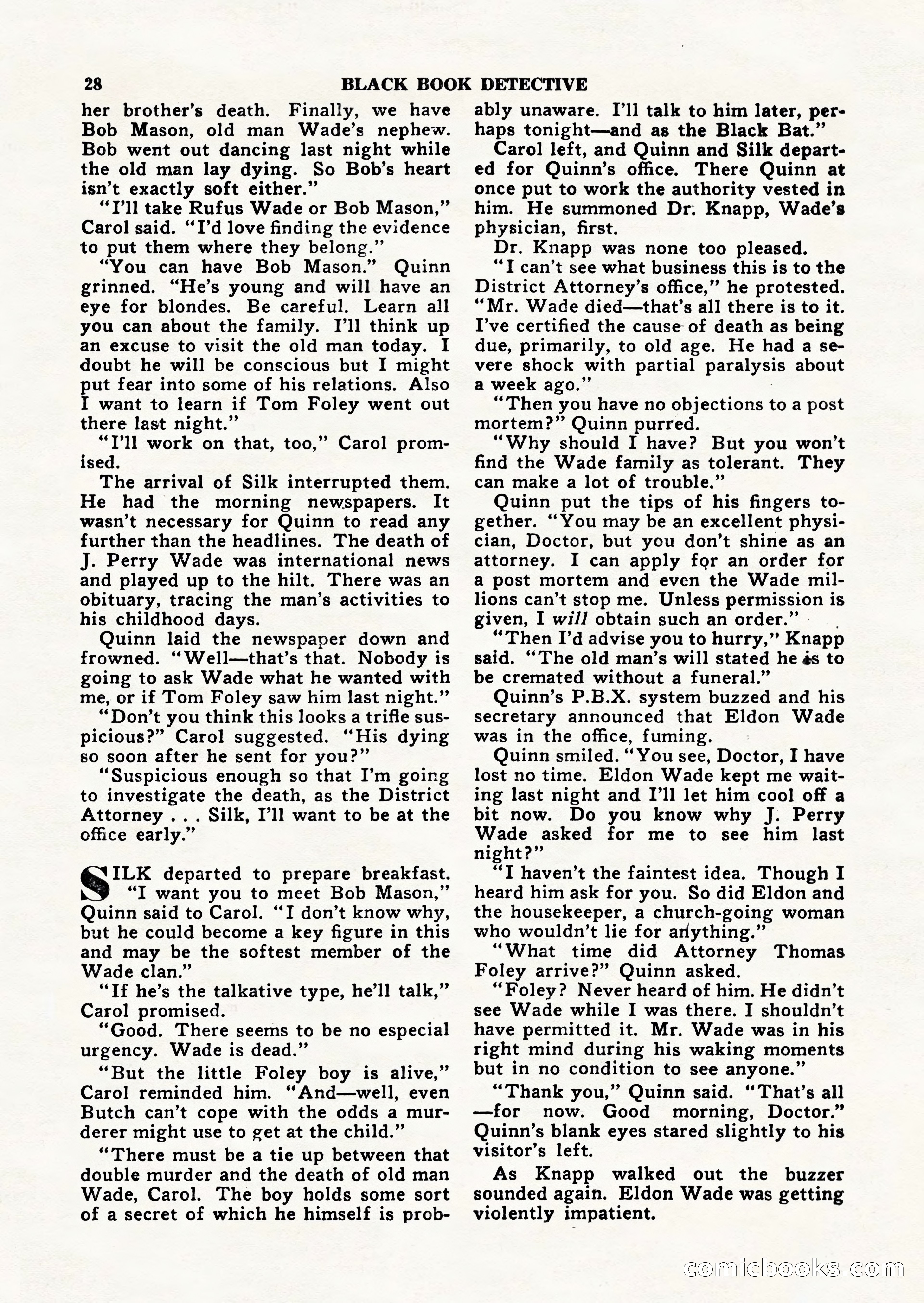 Black Book Detective, March 1949 — page 28 of 132