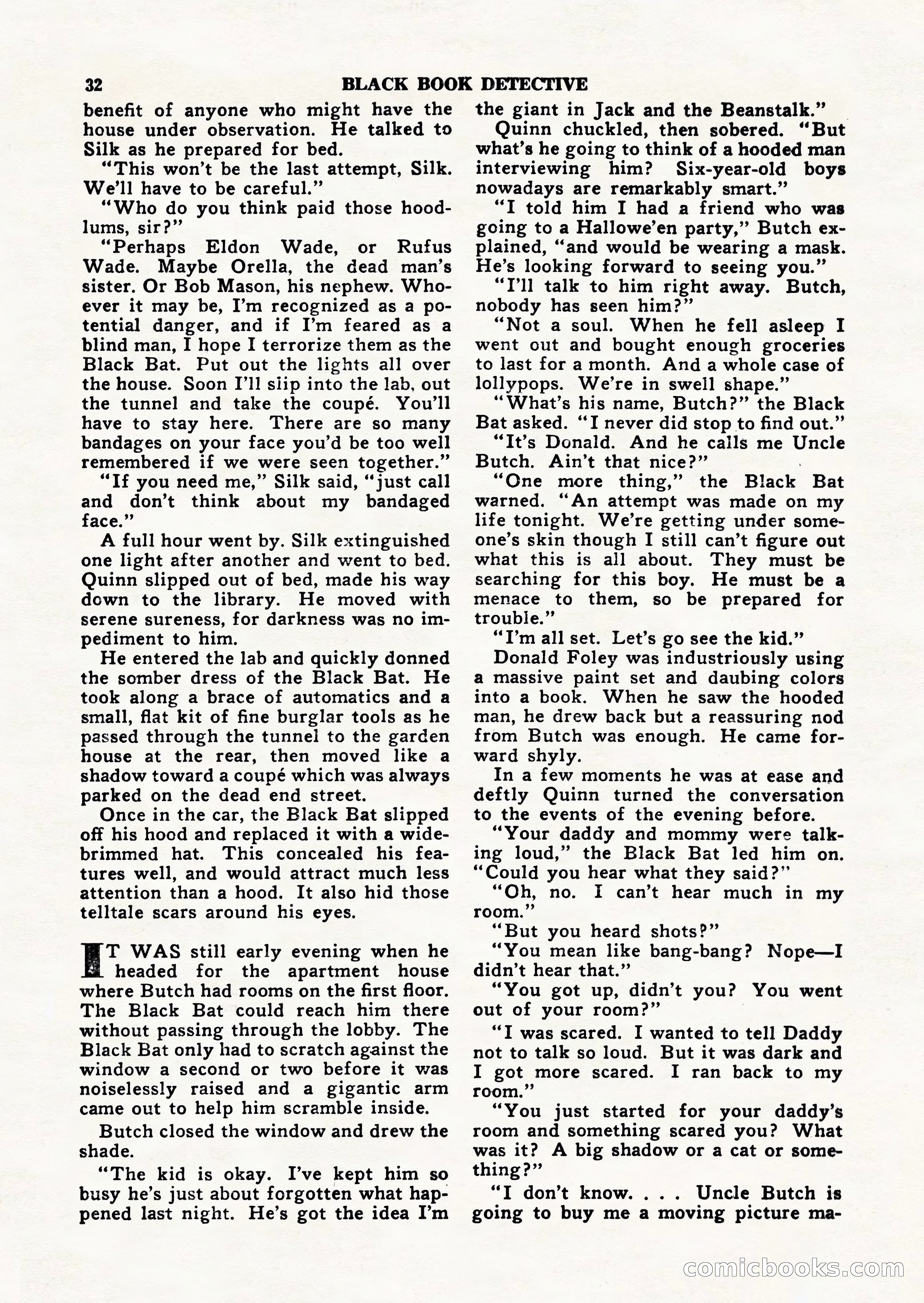 Black Book Detective, March 1949 — page 32 of 132