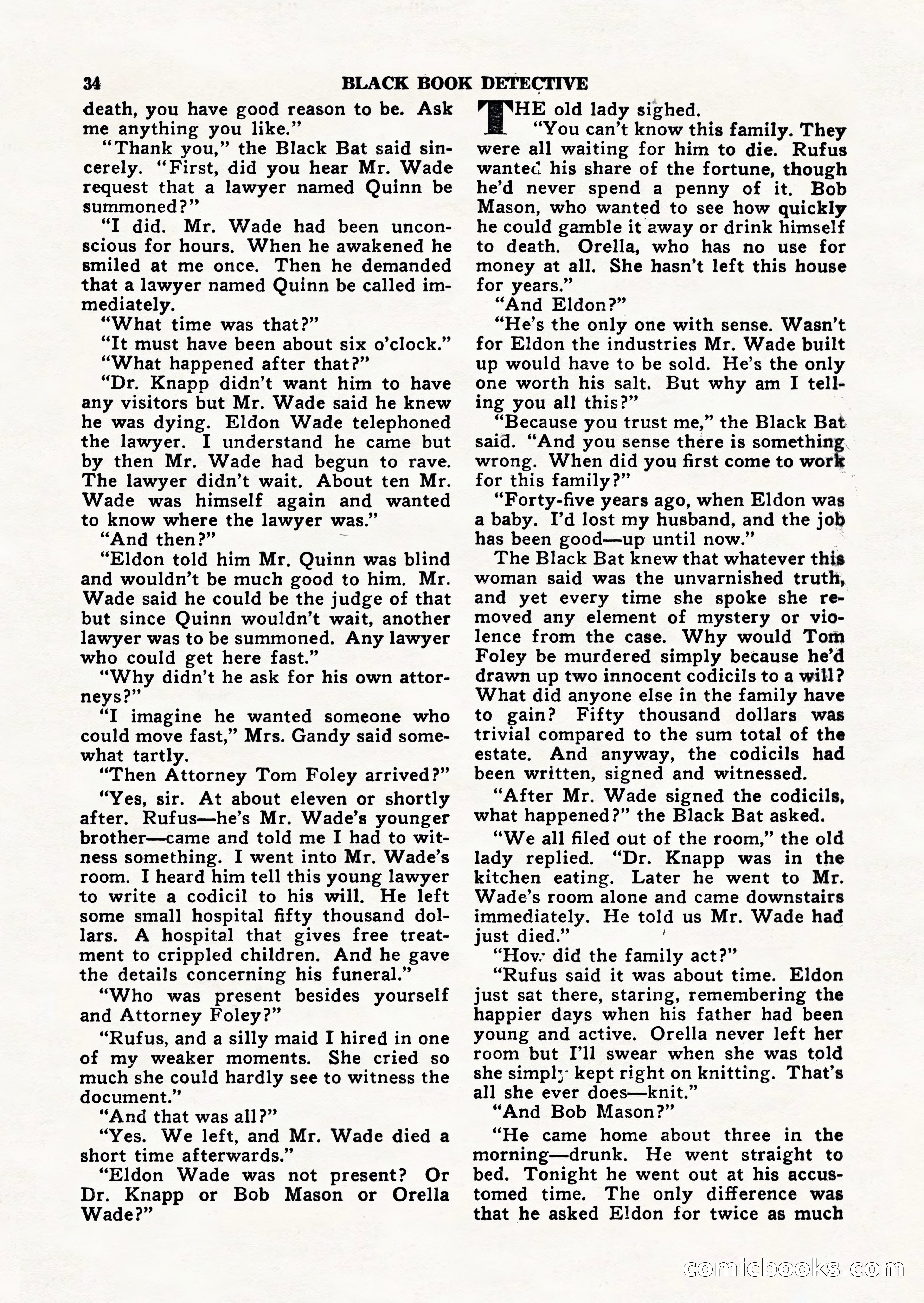 Black Book Detective, March 1949 — page 34 of 132