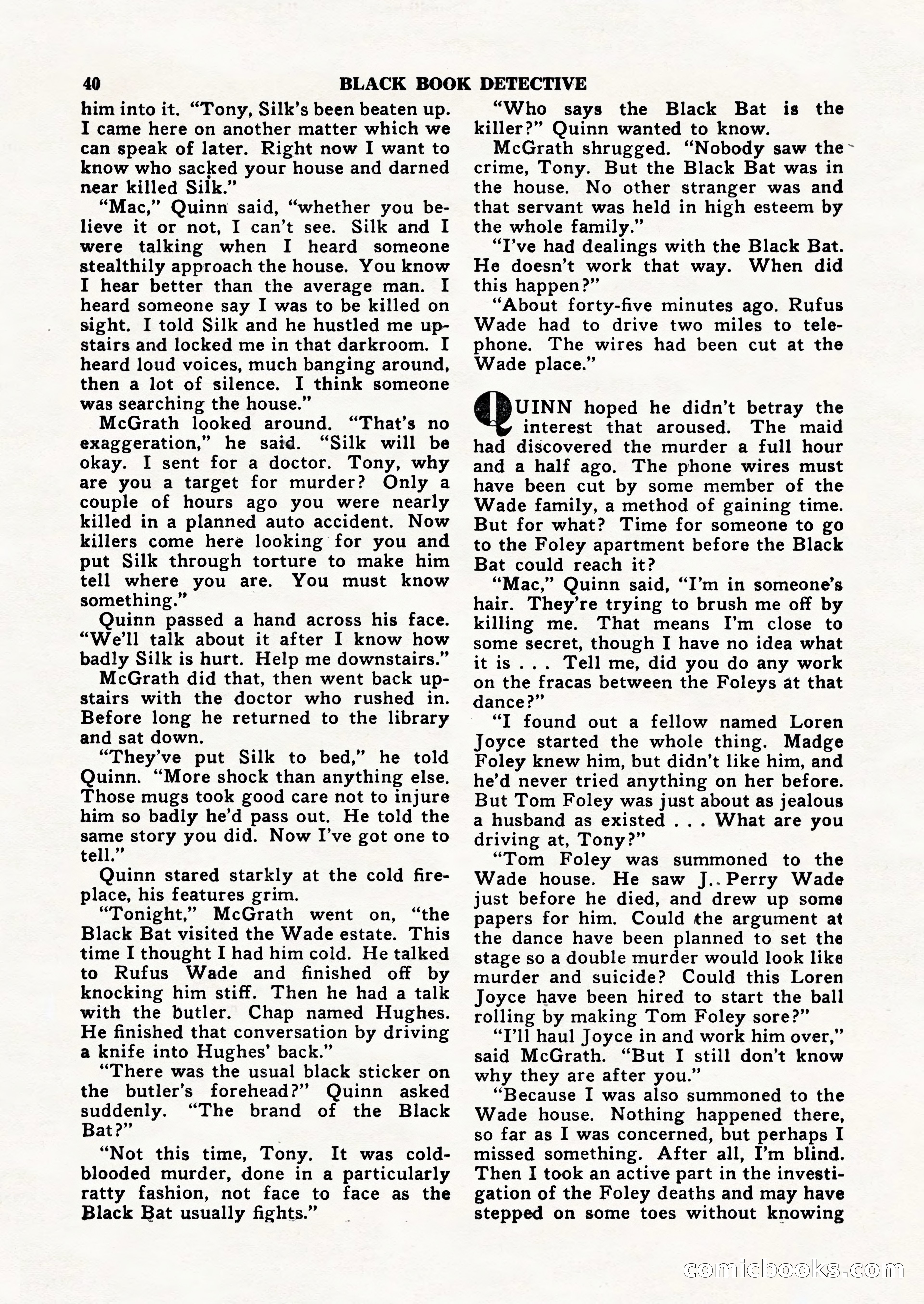 Black Book Detective, March 1949 — page 40 of 132