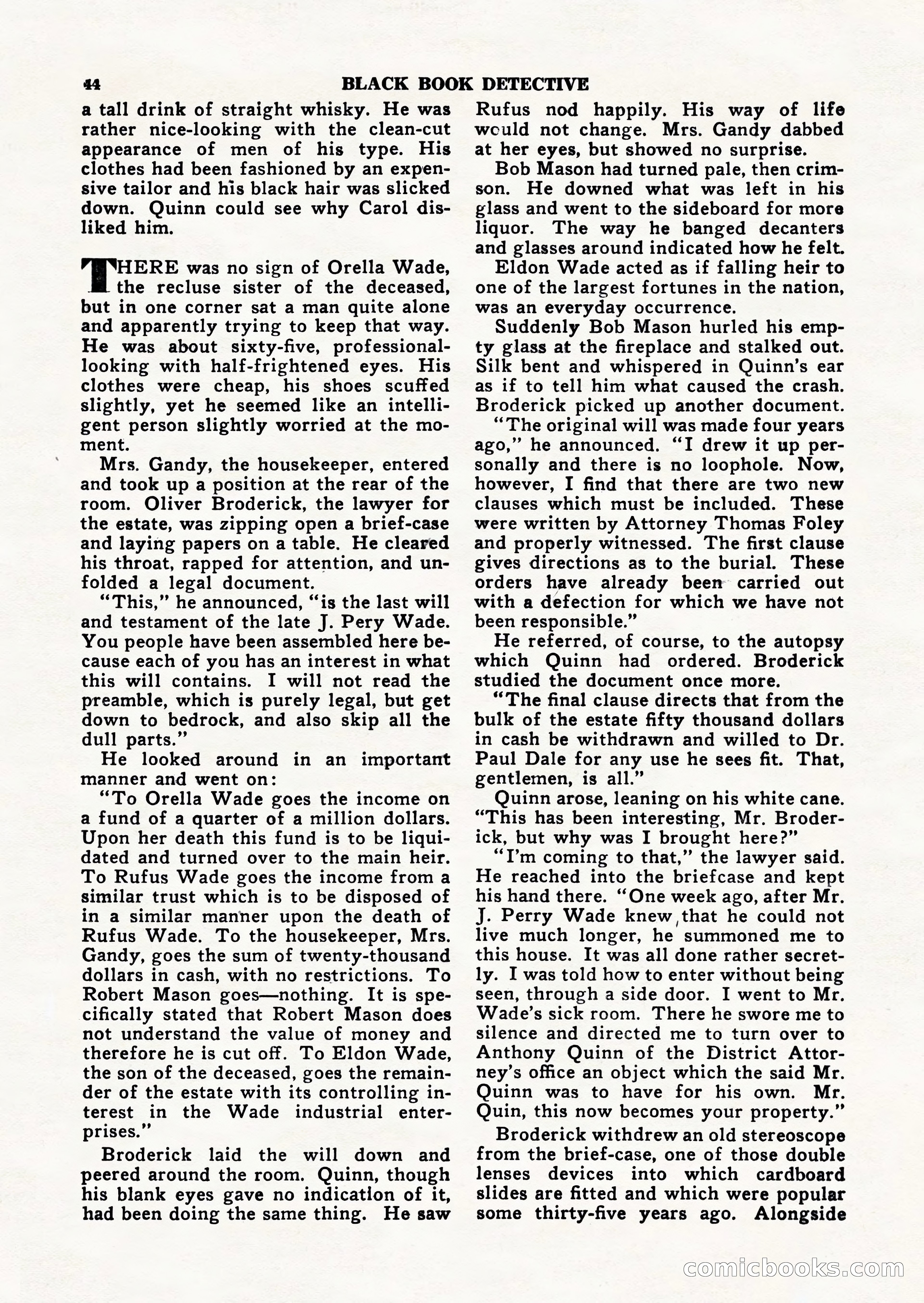 Black Book Detective, March 1949 — page 44 of 132