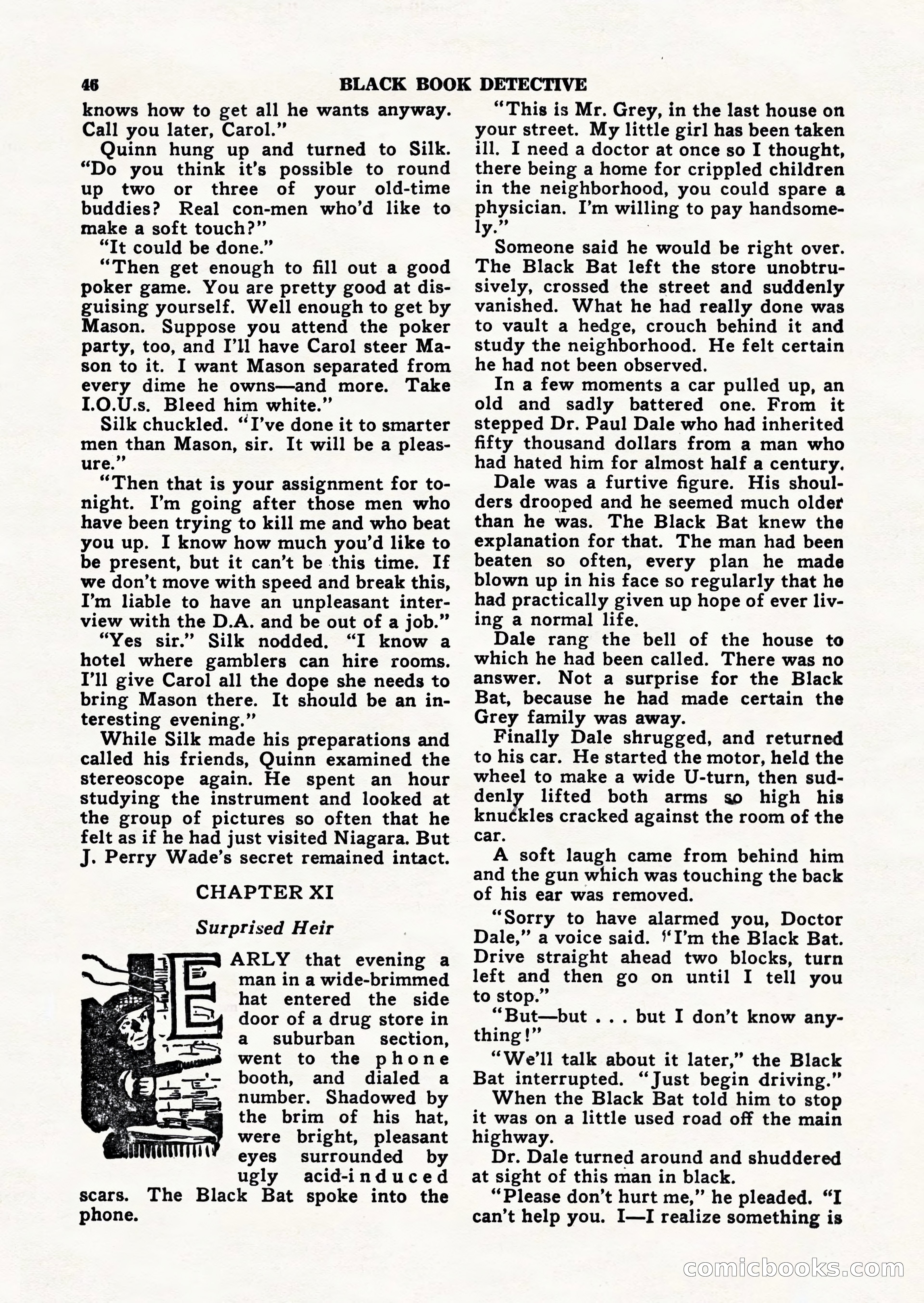 Black Book Detective, March 1949 — page 46 of 132