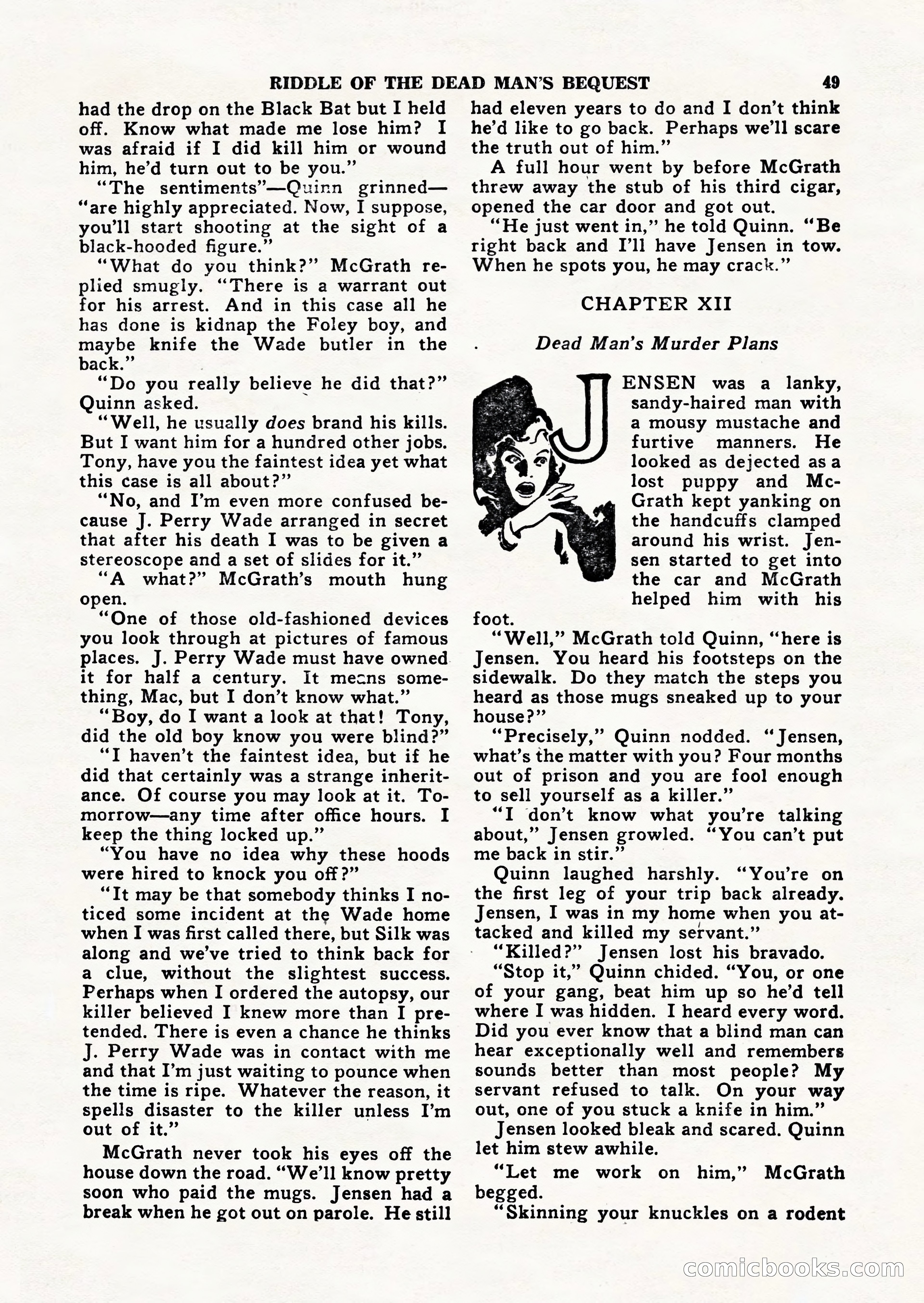 Black Book Detective, March 1949 — page 49 of 132