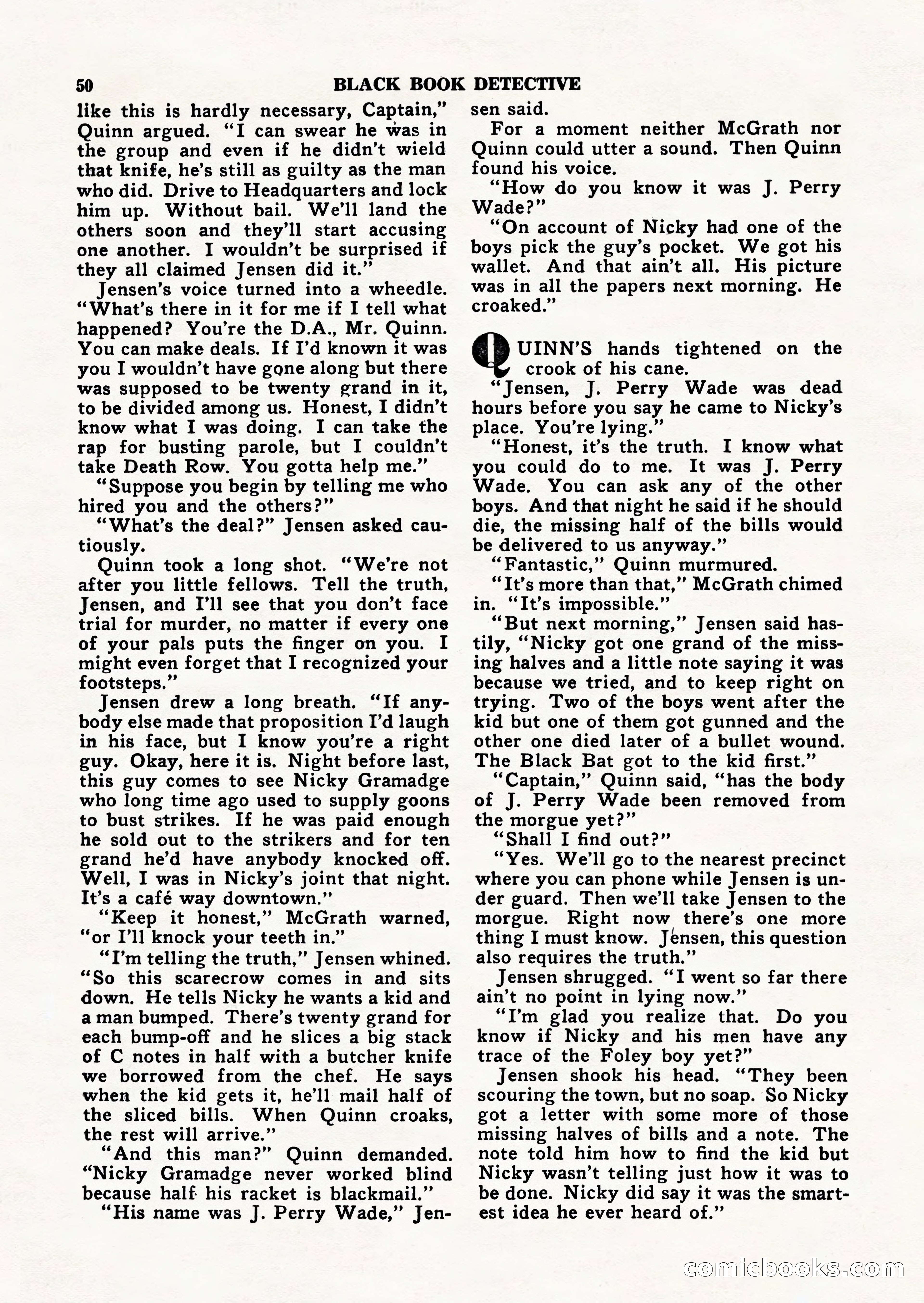 Black Book Detective, March 1949 — page 50 of 132