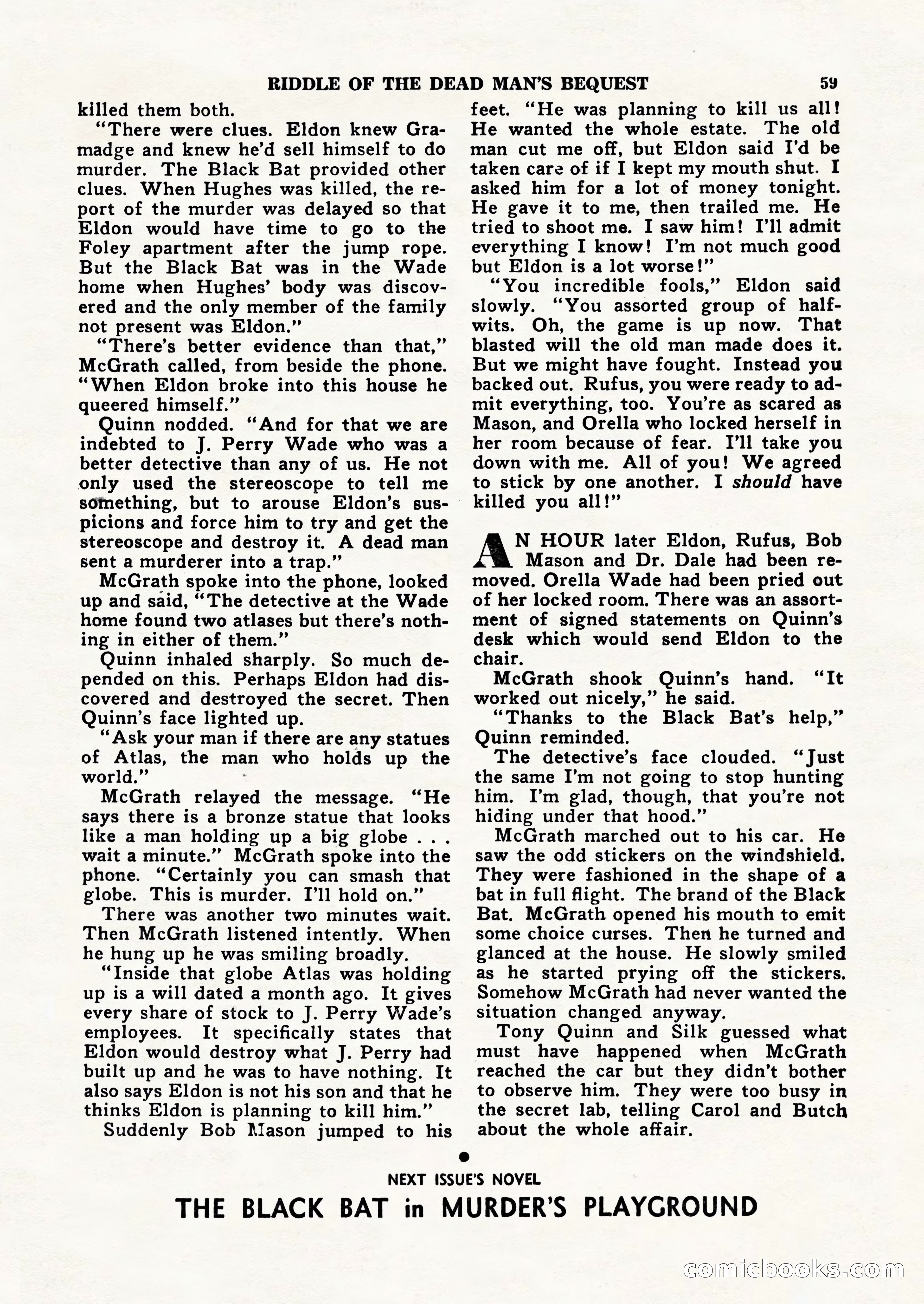 Black Book Detective, March 1949 — page 59 of 132