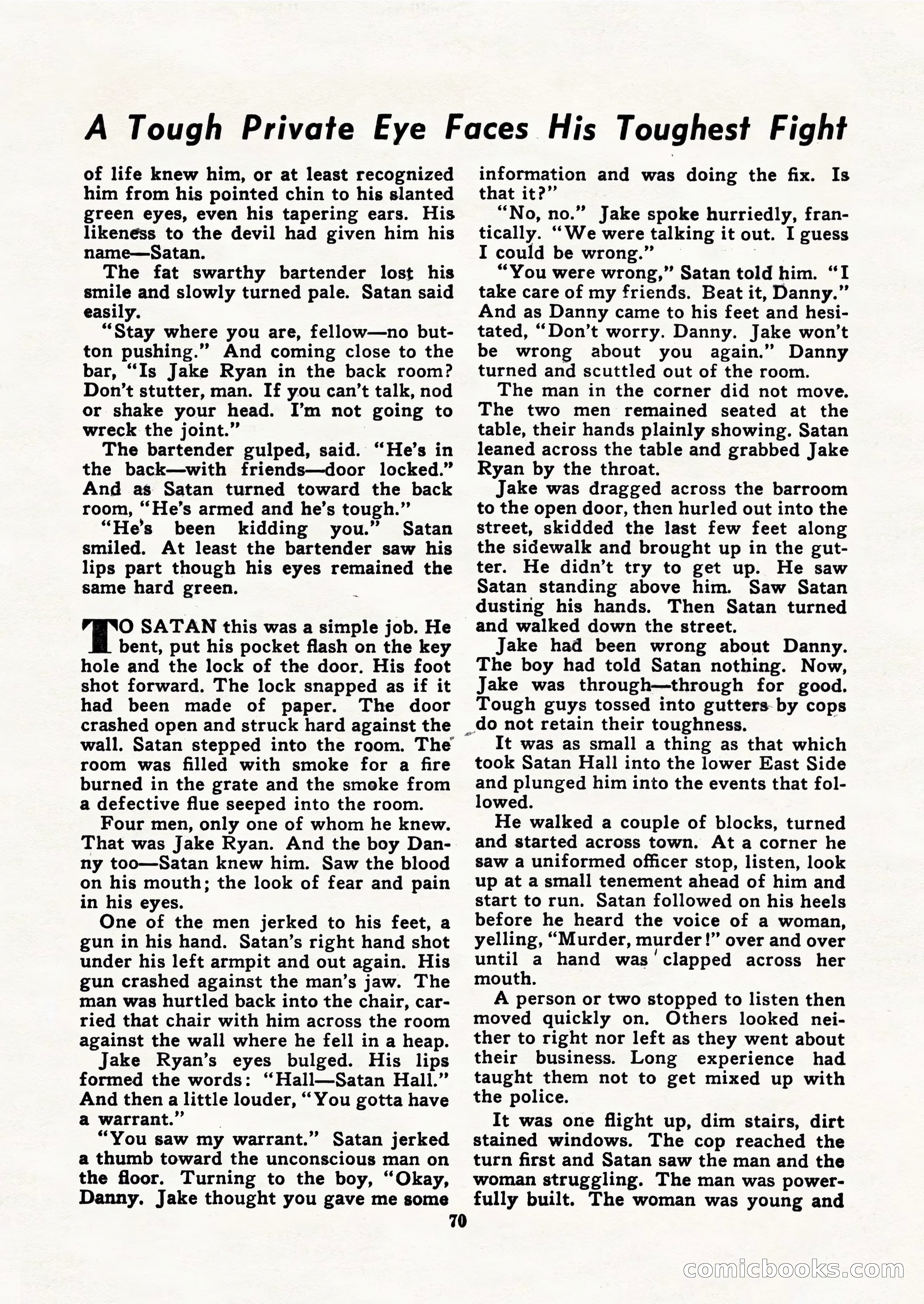 Black Book Detective, March 1949 — page 70 of 132