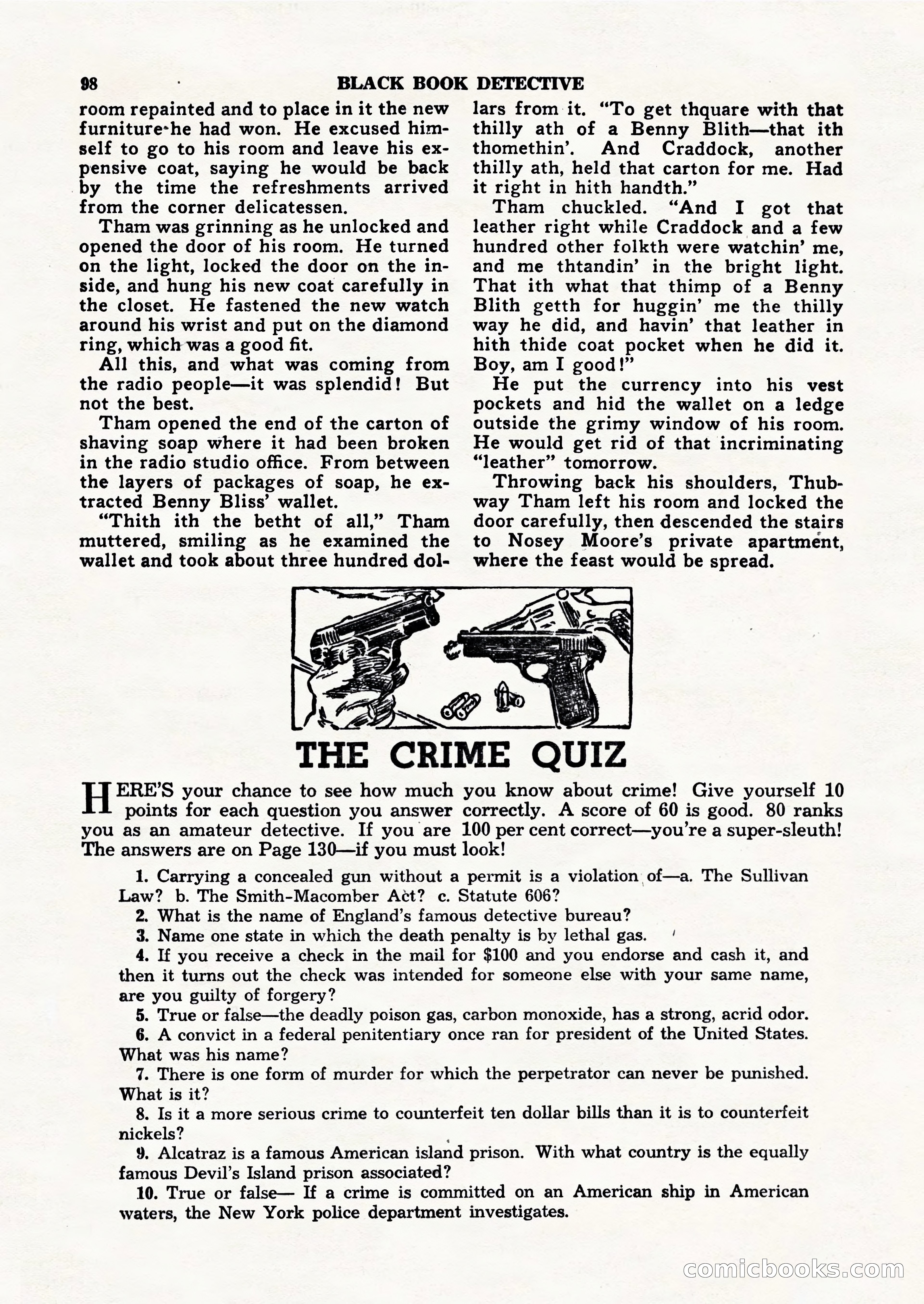 Black Book Detective, March 1949 — page 98 of 132