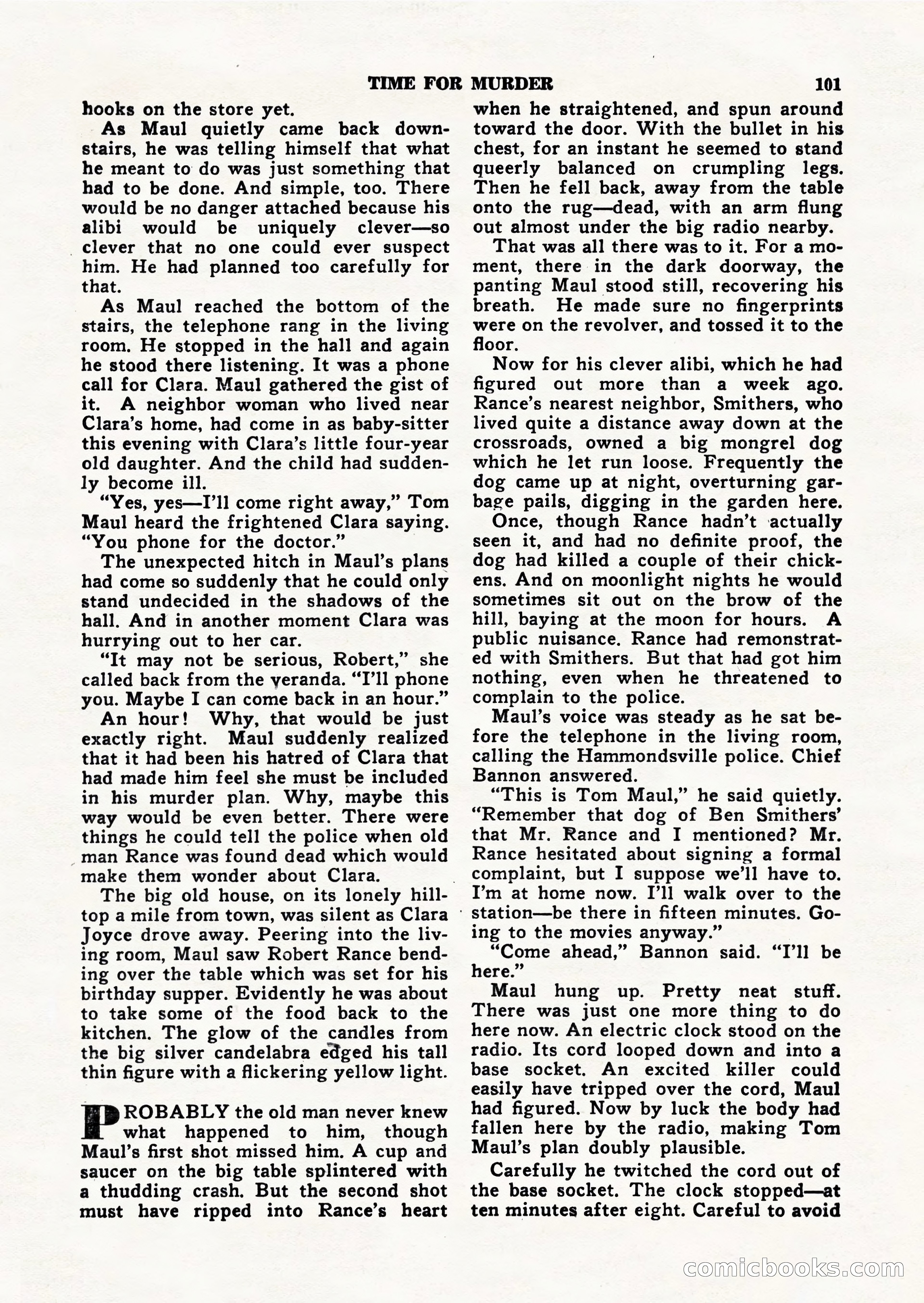 Black Book Detective, March 1949 — page 101 of 132