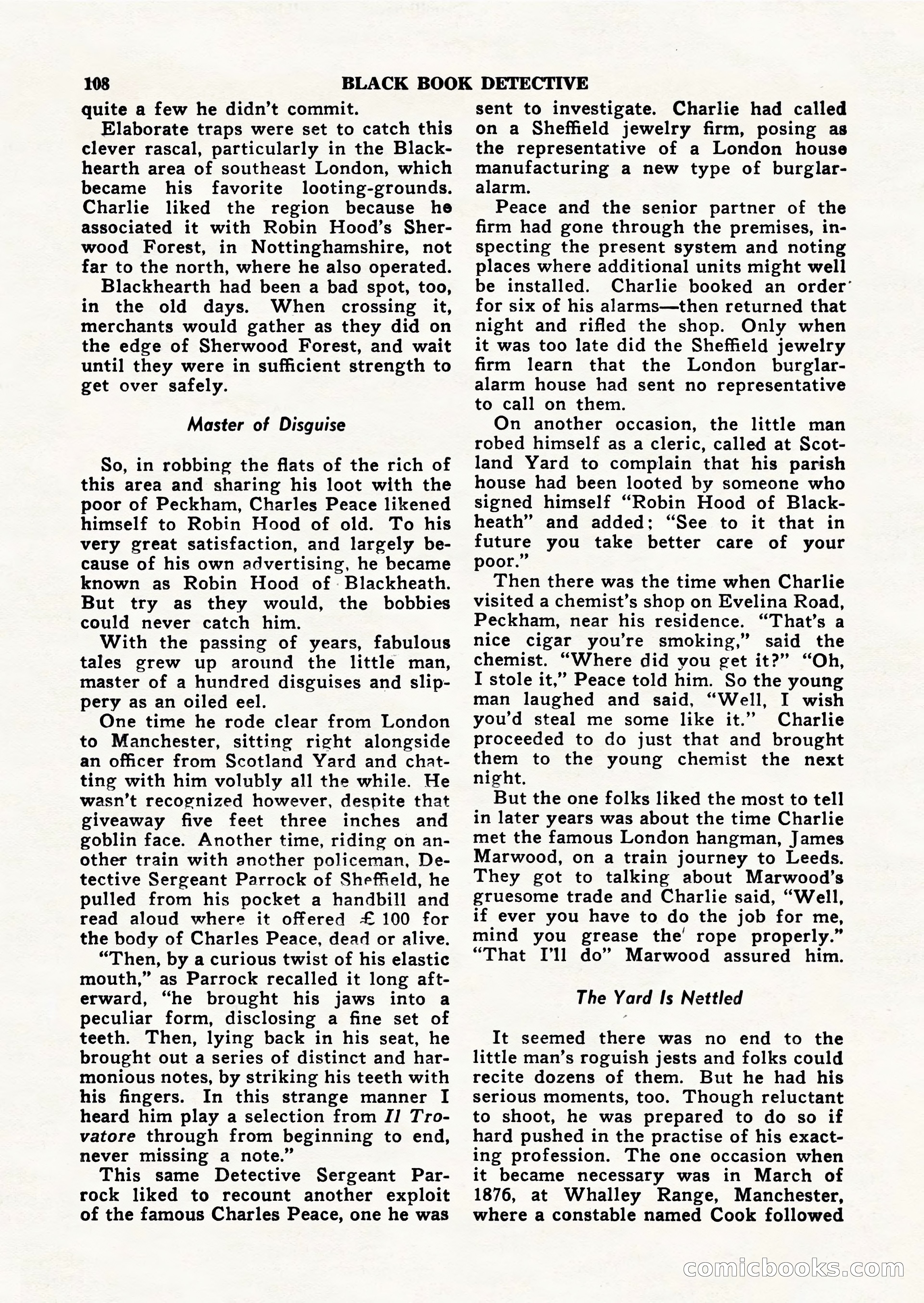 Black Book Detective, March 1949 — page 108 of 132