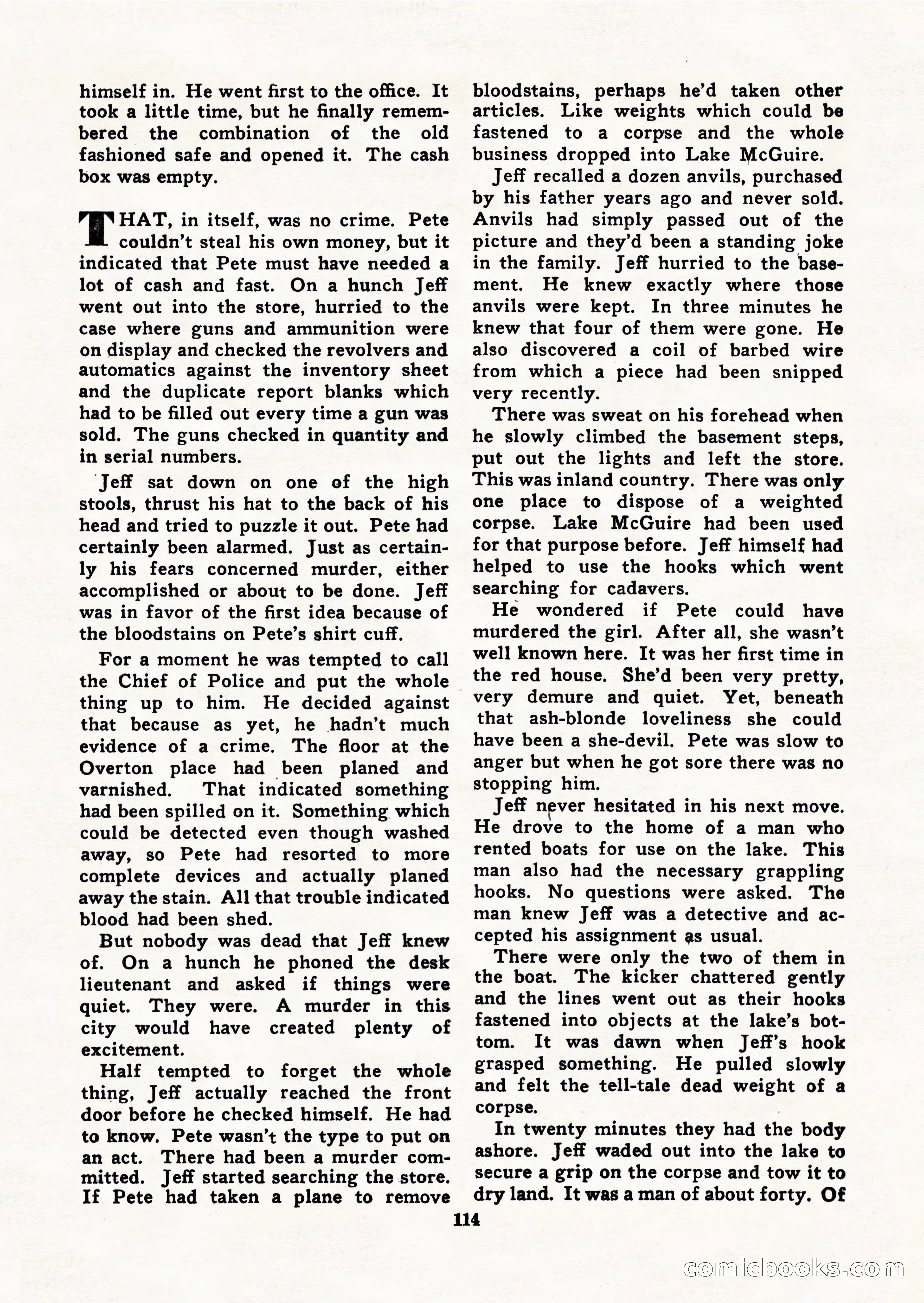 Black Book Detective, March 1949 — page 114 of 132