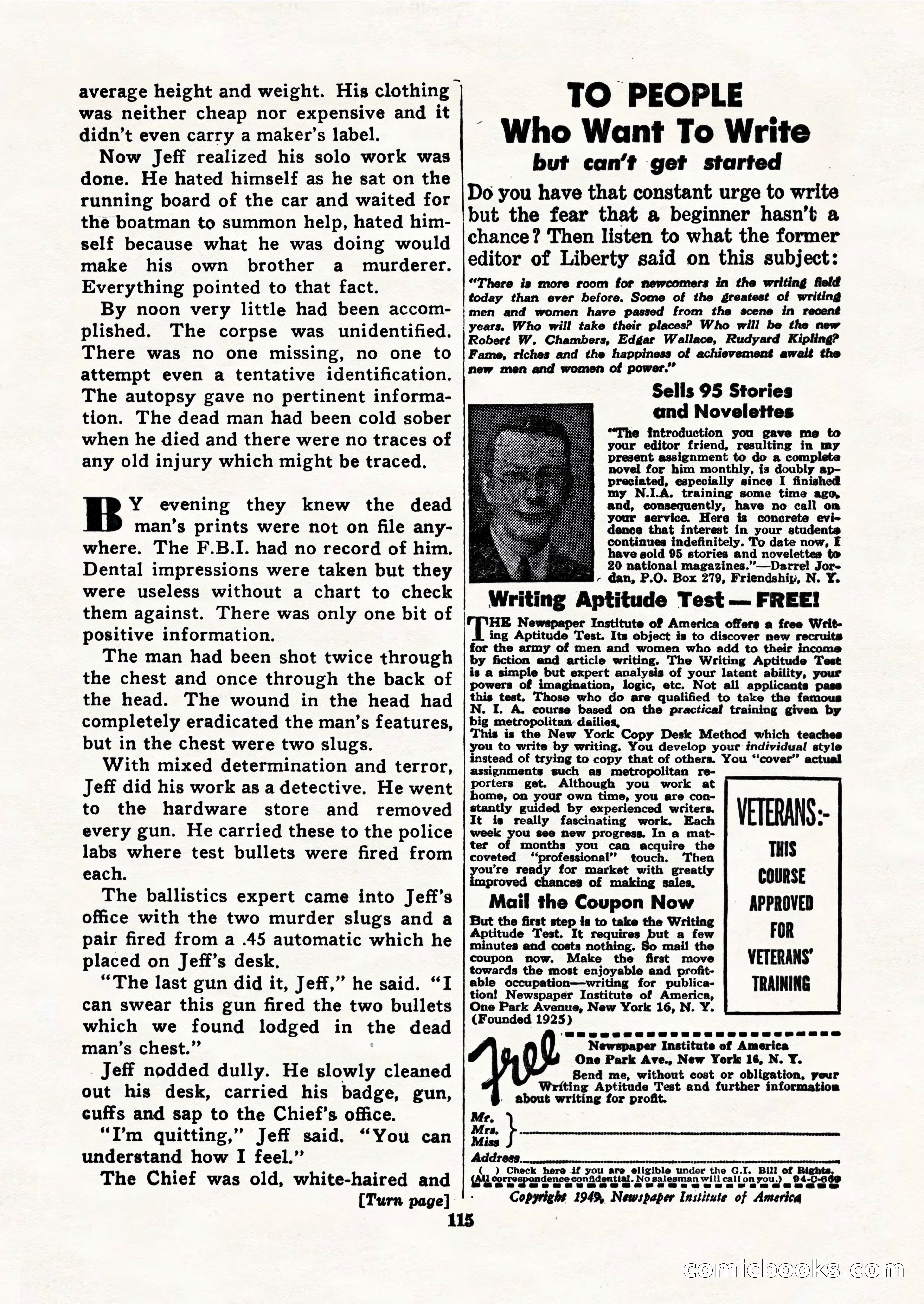 Black Book Detective, March 1949 — page 115 of 132