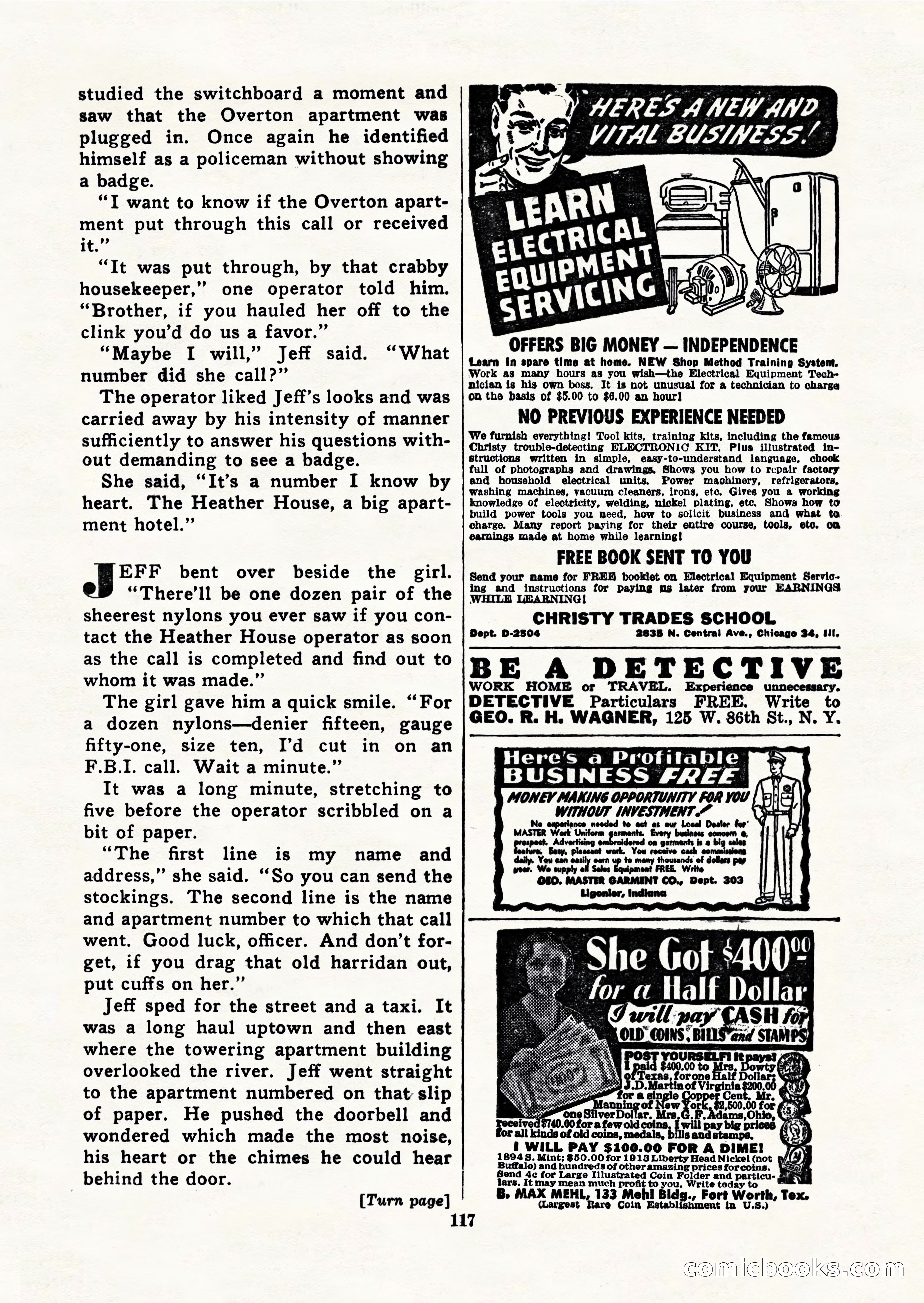 Black Book Detective, March 1949 — page 117 of 132