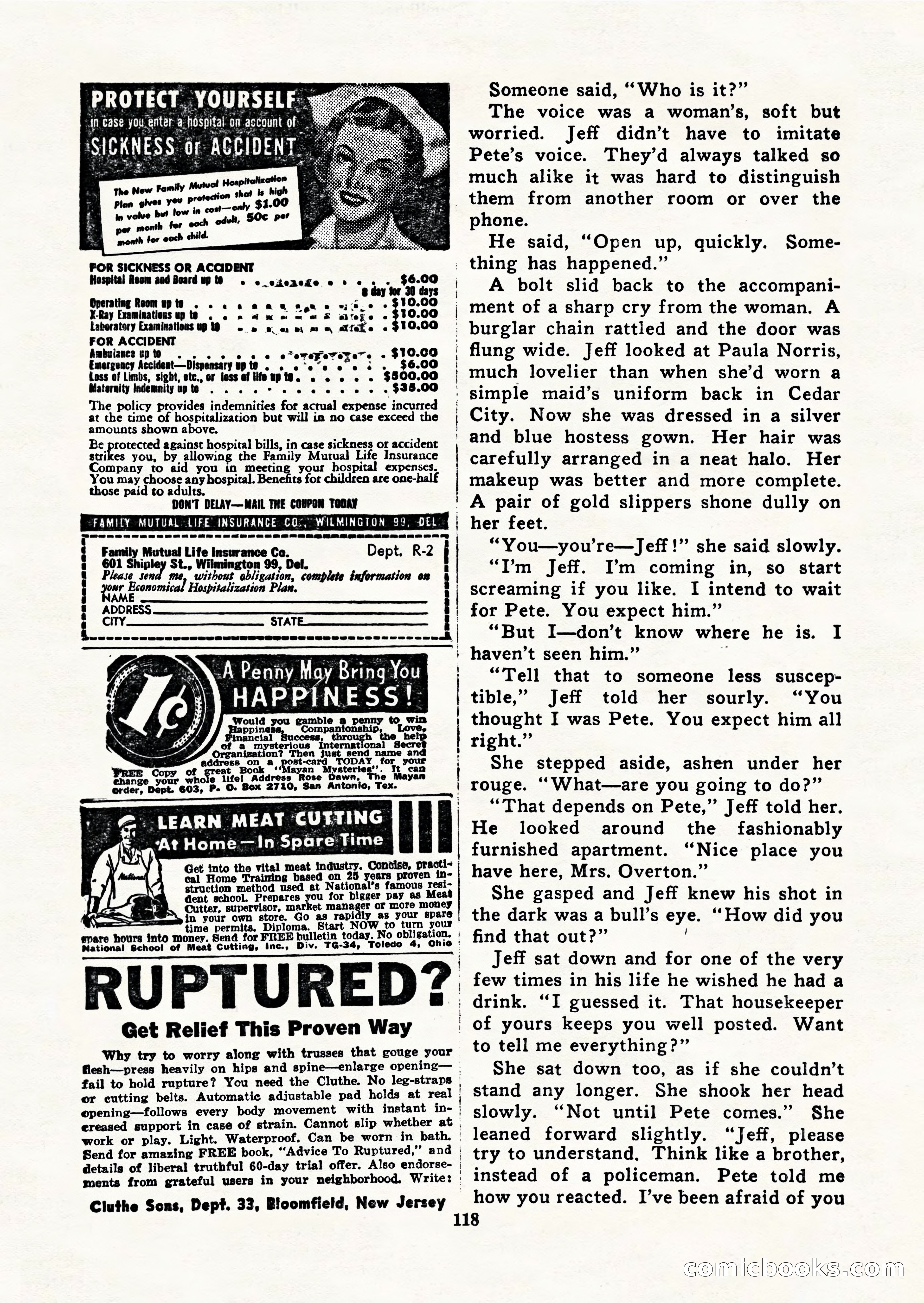 Black Book Detective, March 1949 — page 118 of 132